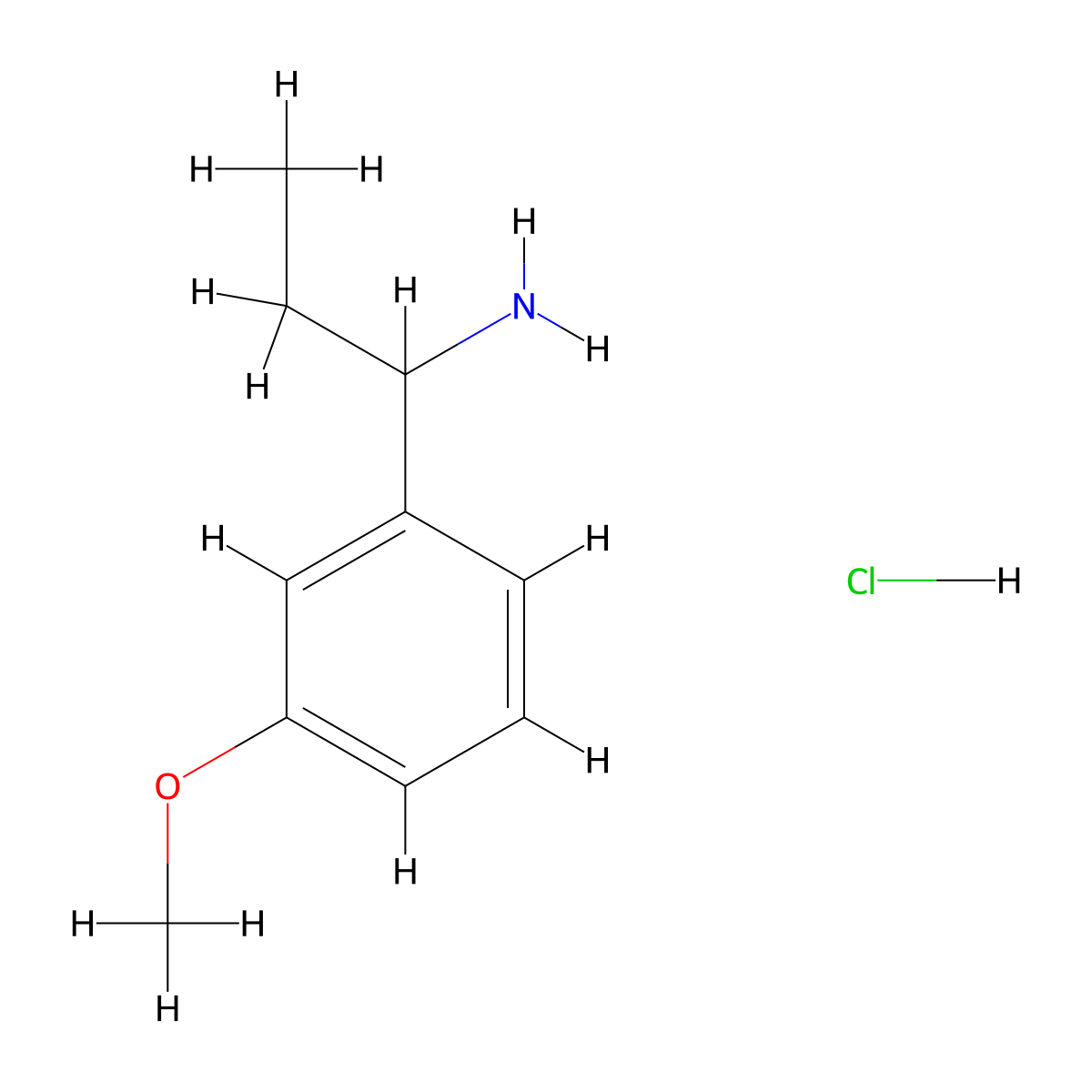 1-(3-Methoxyphenyl)propan-1-amine hydrochloride molecular structure, CAS 1864074-52-1