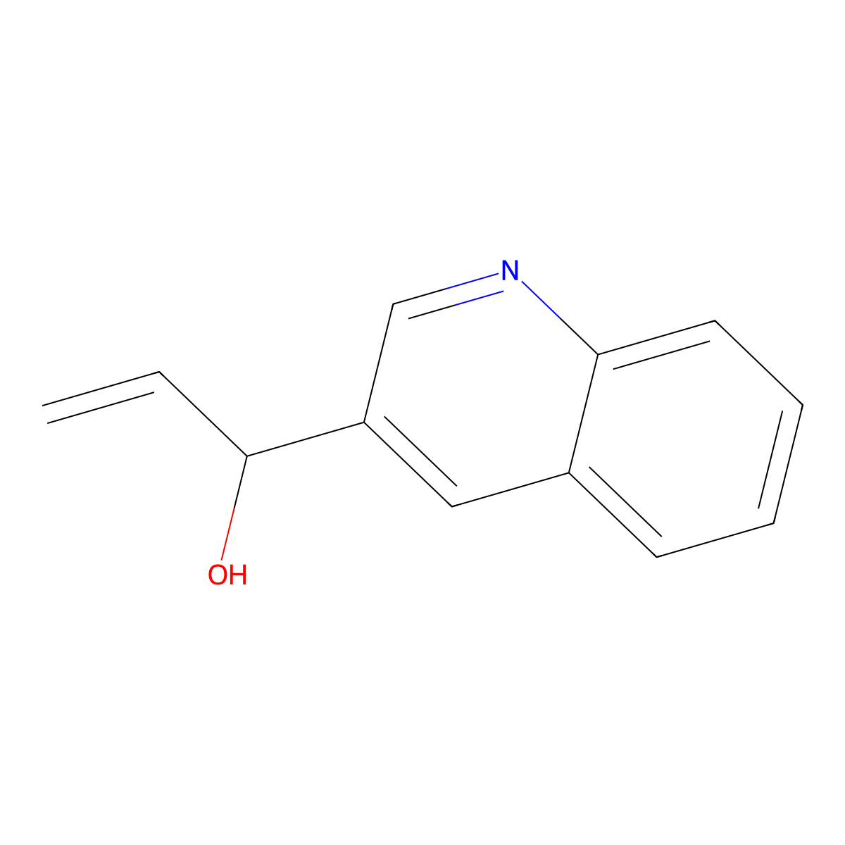 1-(Quinolin-3-yl)prop-2-en-1-ol molecular structure, CAS 1864145-01-6