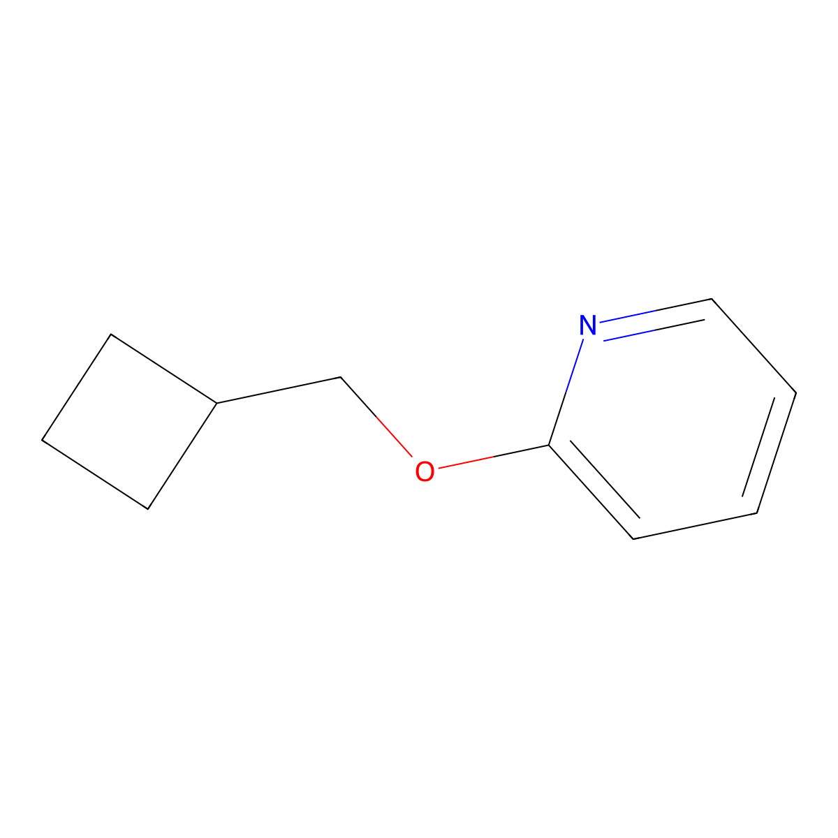 2-(Cyclobutylmethoxy)pyridine molecular structure, CAS 1864398-61-7