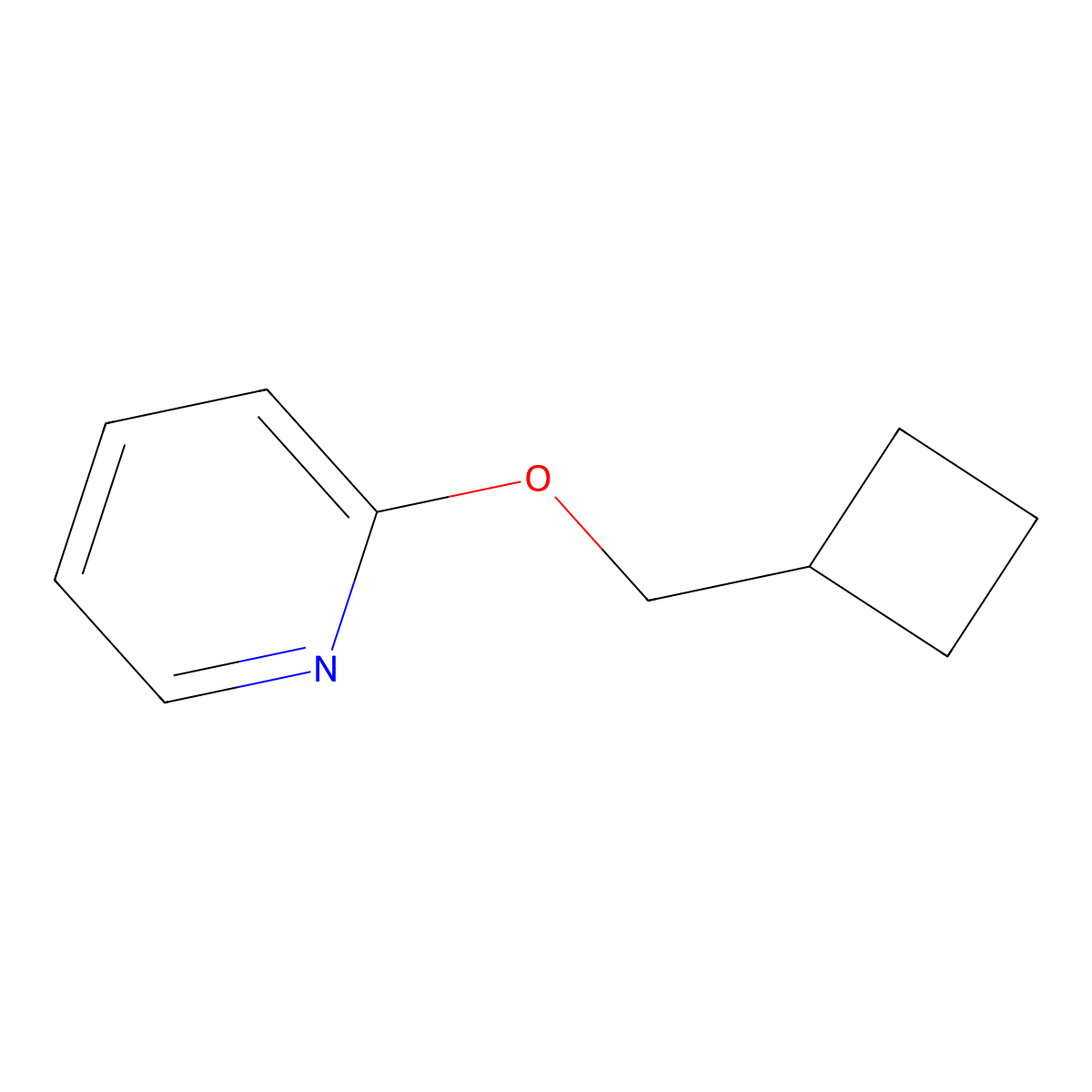 2-(Cyclobutylmethoxy)pyridine molecular structure, CAS 1864398-61-7
