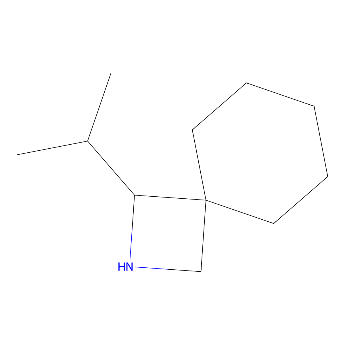 1-(Propan-2-yl)-2-azaspiro[3.5]nonane molecular structure, CAS 1864616-90-9