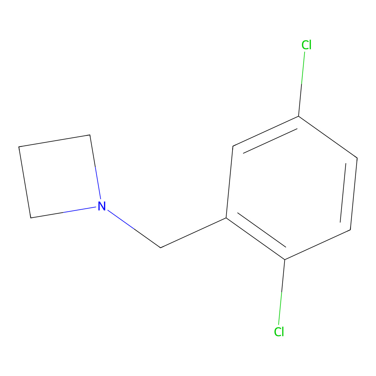1-(2,5-Dichlorobenzyl)azetidine molecular structure, CAS 1864622-92-3