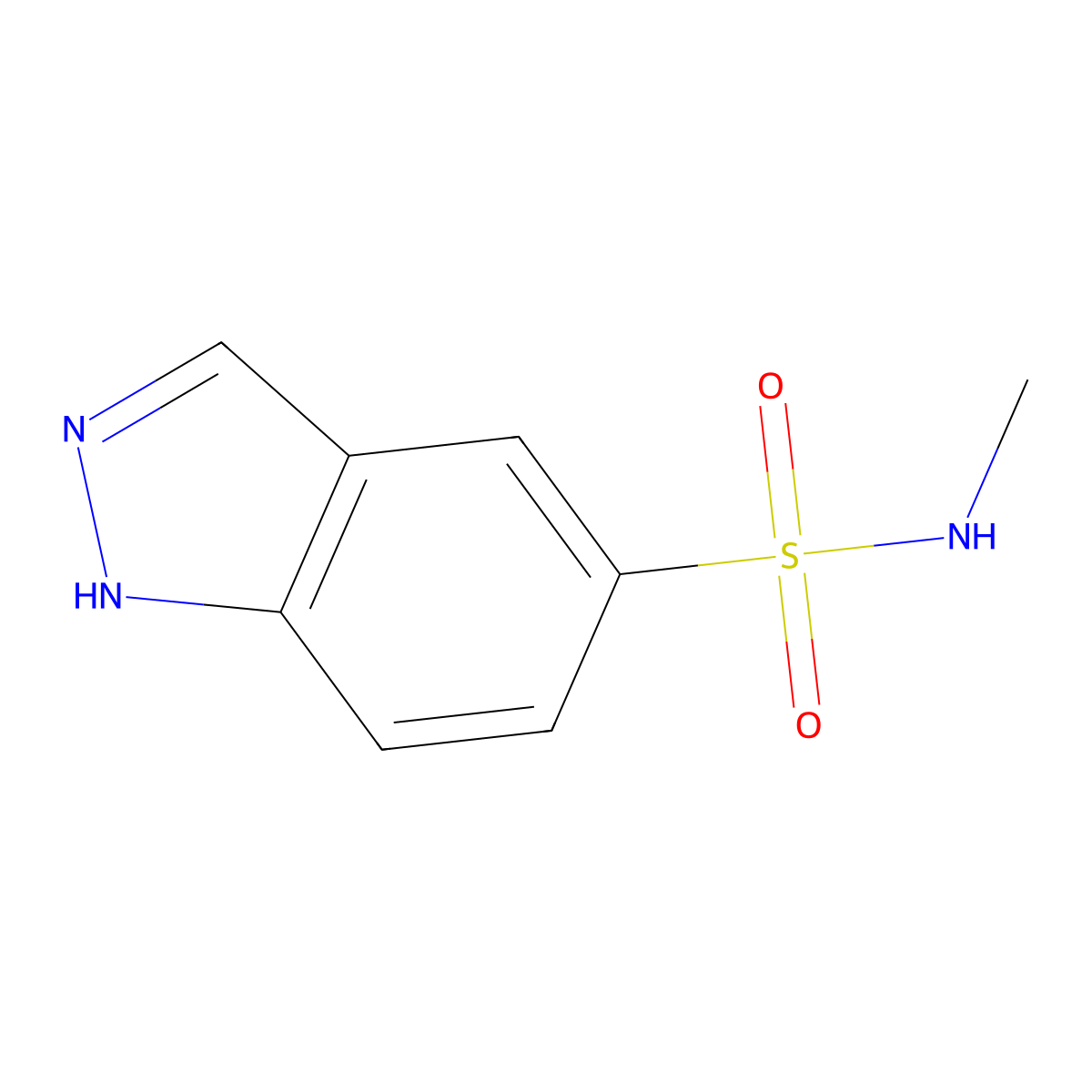 n-Methyl-1h-indazole-5-sulfonamide molecular structure, CAS 1864977-20-7
