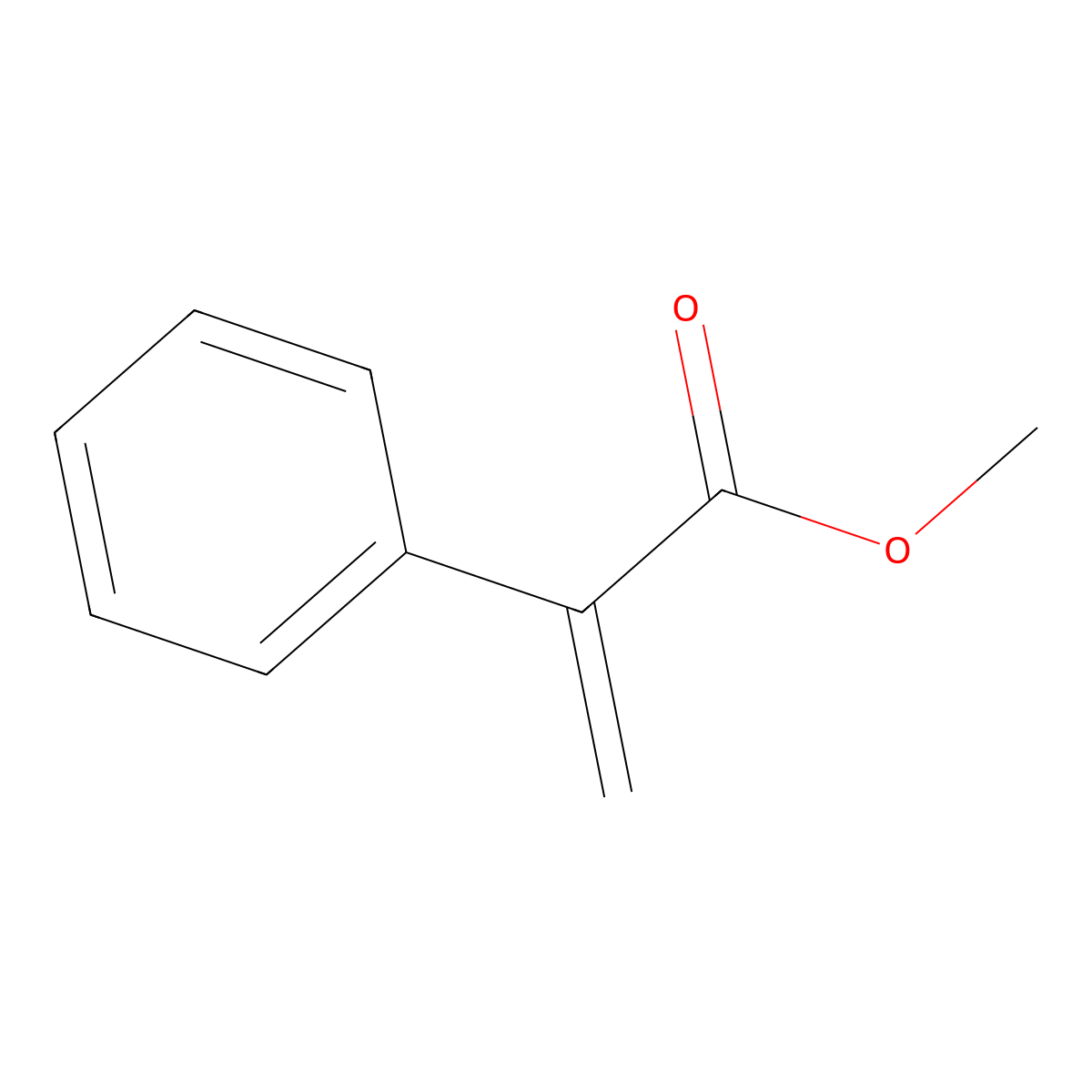 Methyl atropate molecular structure, CAS 1865-29-8