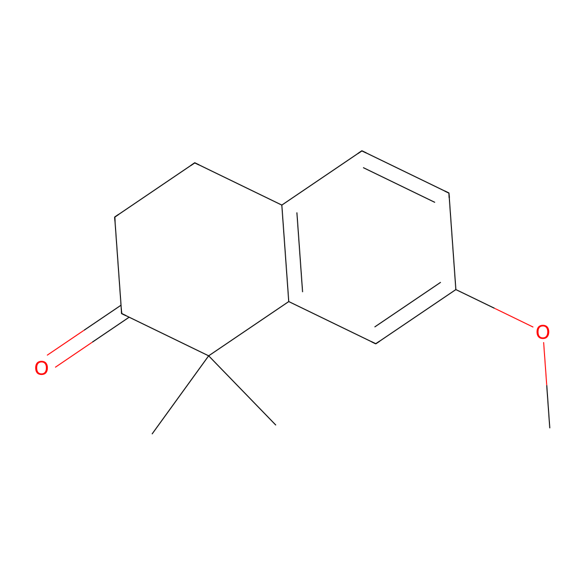 7-Methoxy-1,1-dimethyl-3,4-dihydronaphthalen-2(1H)-one molecular structure, CAS 1865-83-4
