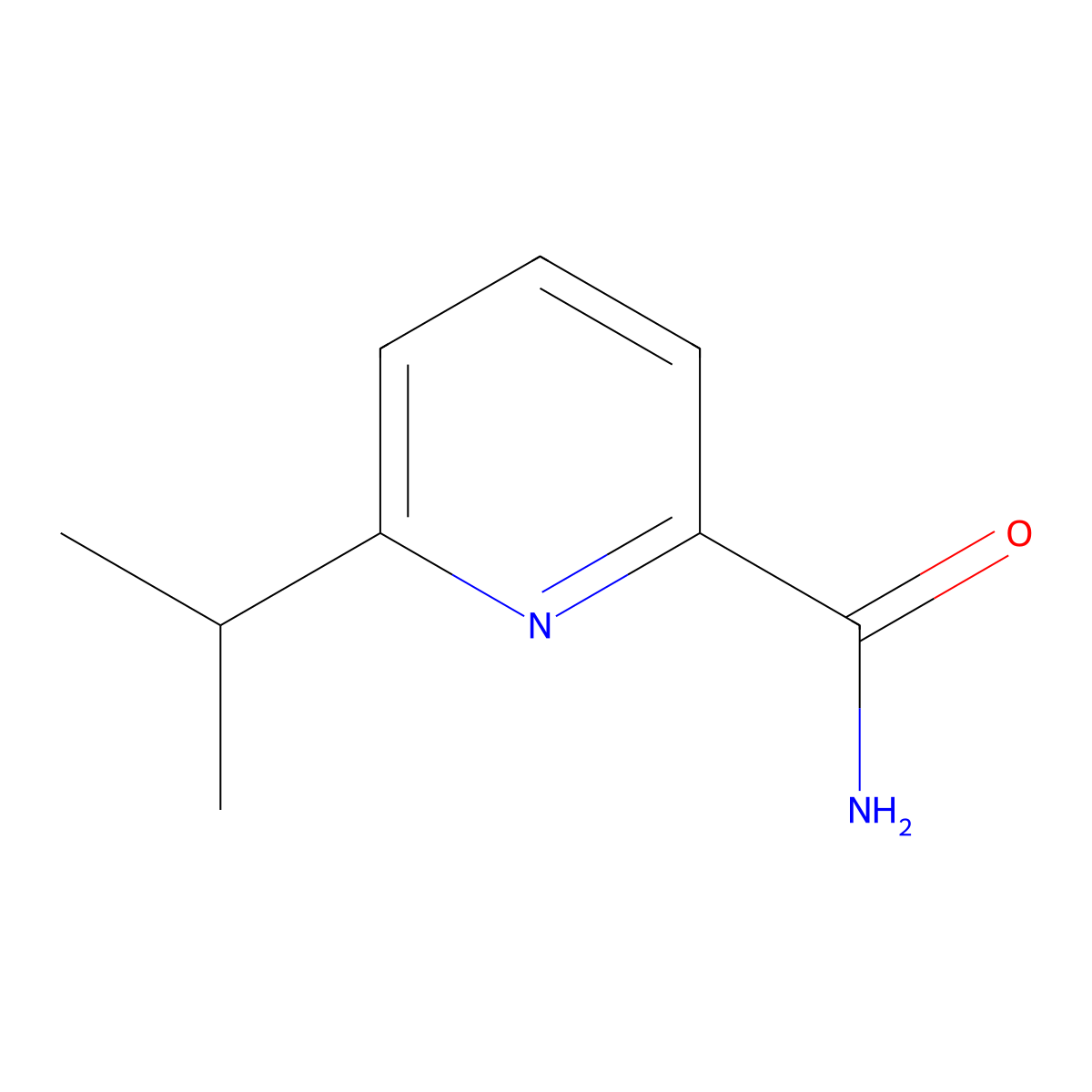 6-Isopropylpicolinamide molecular structure, CAS 1865042-46-1