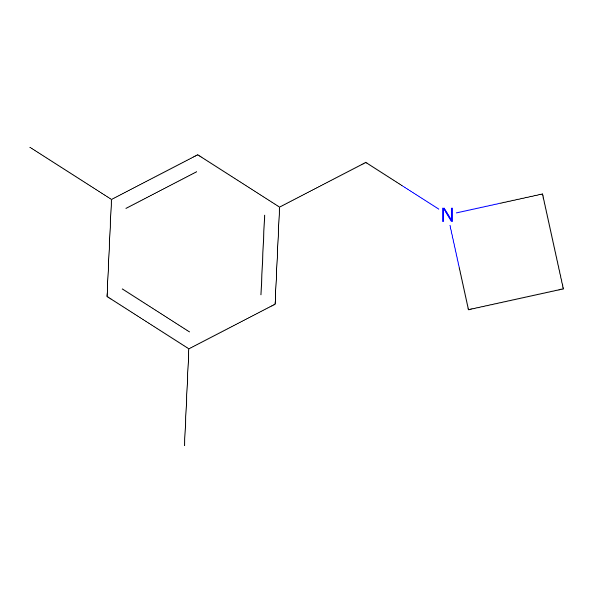 1-(3,5-Dimethylbenzyl)azetidine molecular structure, CAS 1865064-20-5