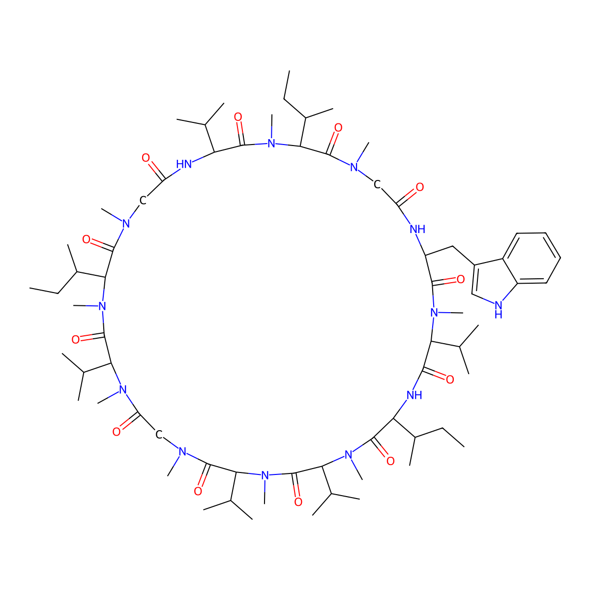Omphalotin A molecular structure, CAS 186511-50-2
