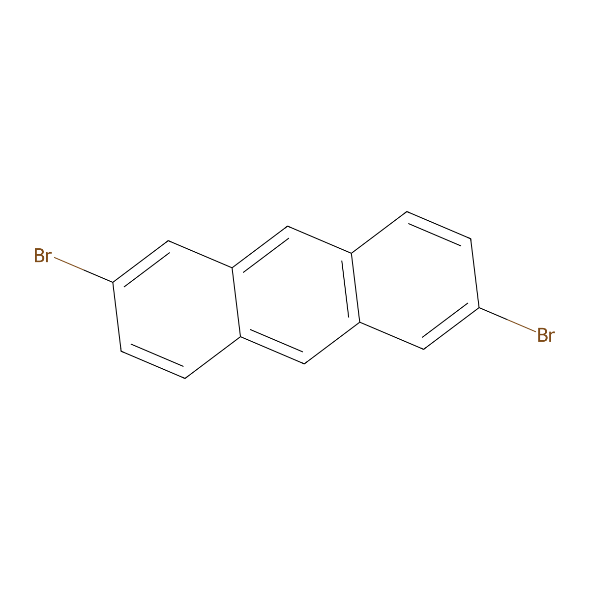 2,6-Dibromoanthracene molecular structure, CAS 186517-01-1