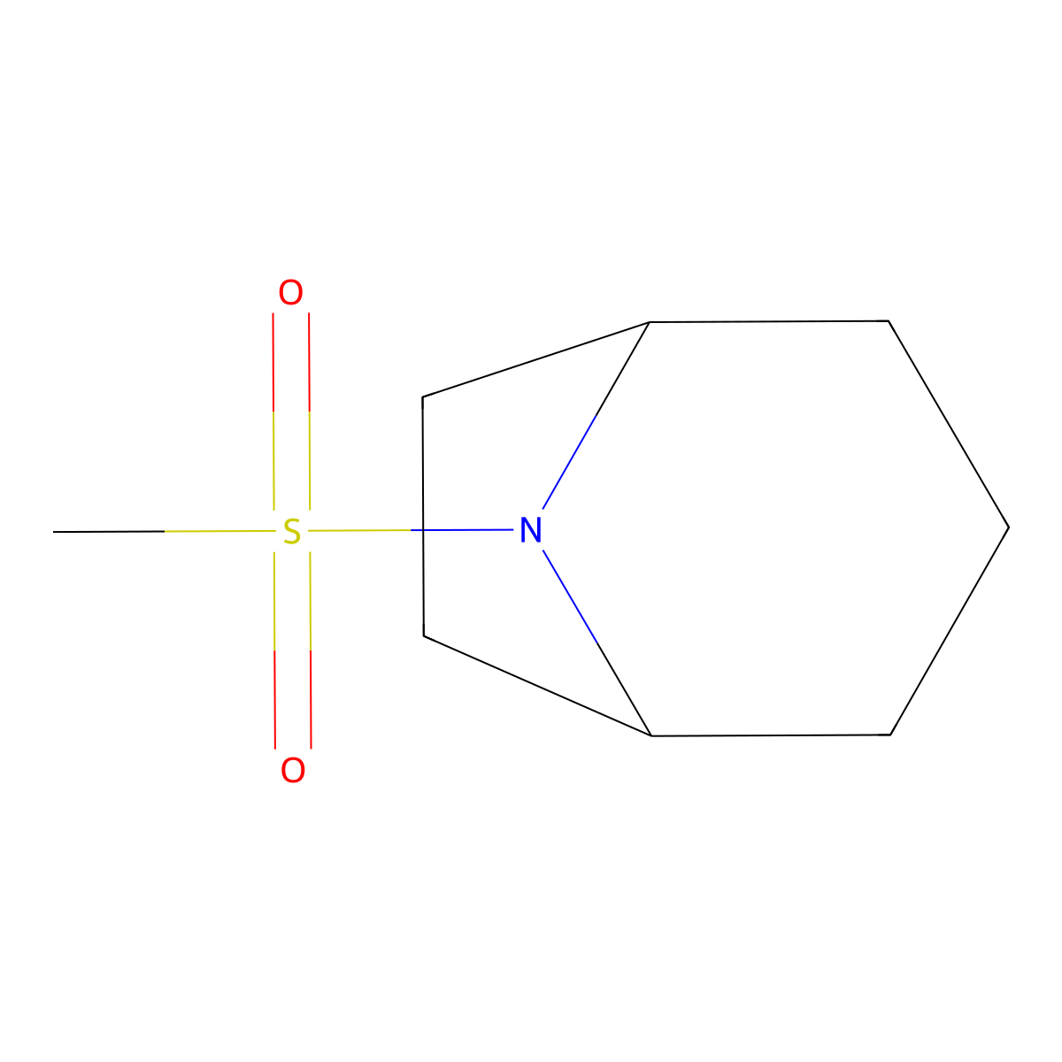8-Methanesulfonyl-8-azabicyclo[3.2.1]octane molecular structure, CAS 1865183-99-8