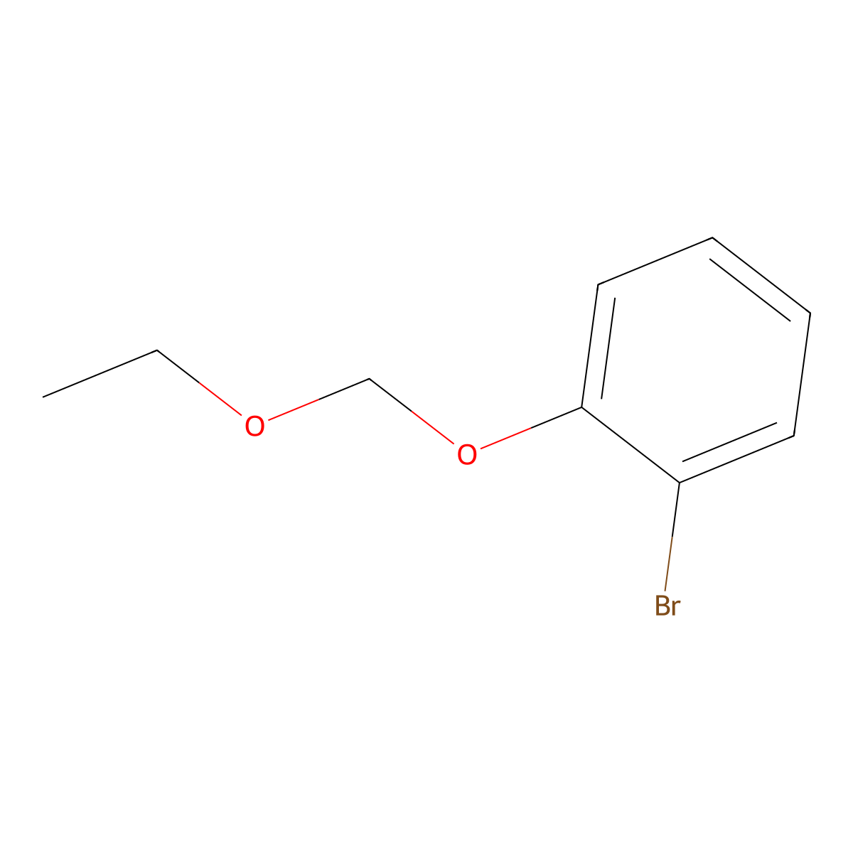 1-Bromo-2-(ethoxymethoxy)benzene molecular structure, CAS 186521-04-0