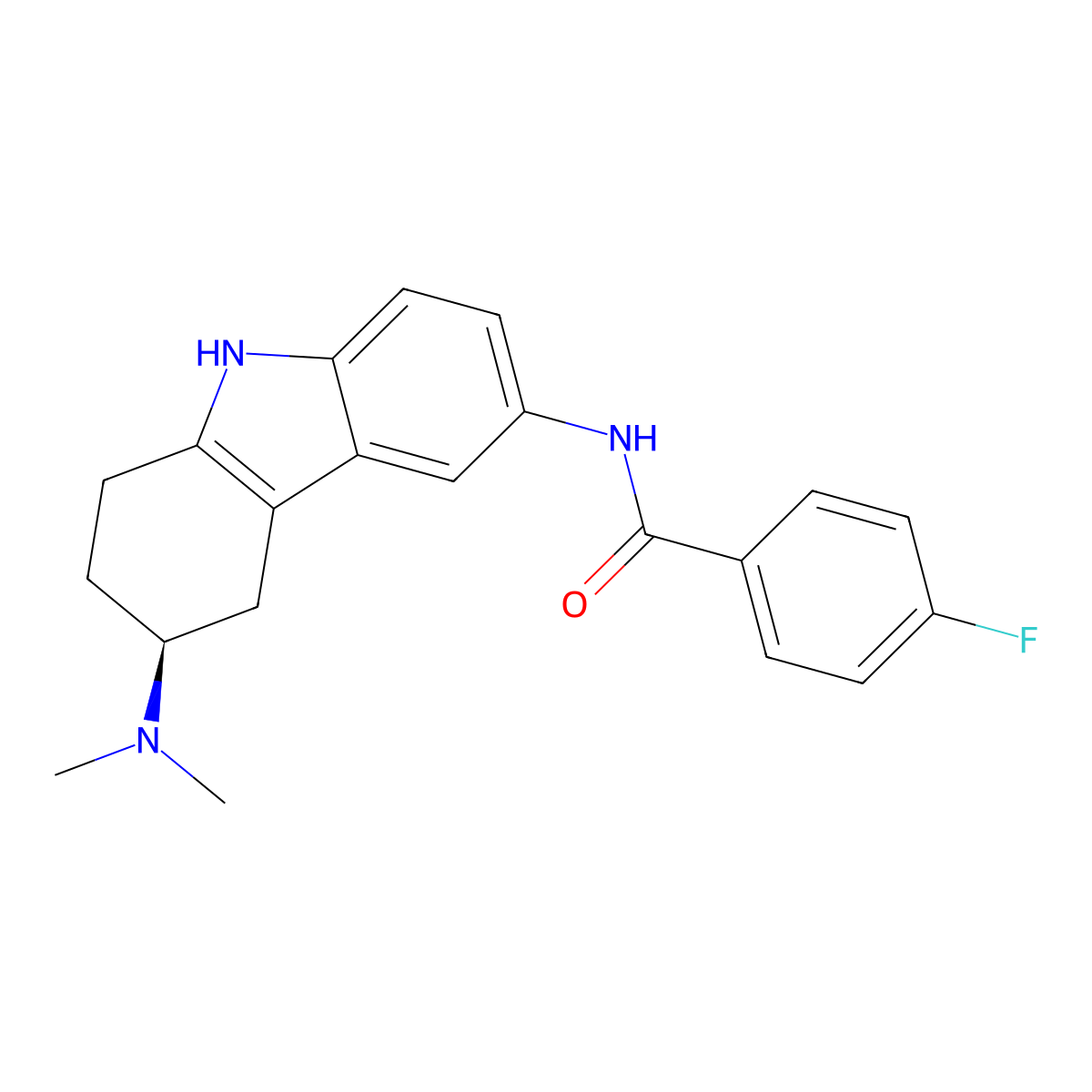 LY 344864 S-enantiomer molecular structure, CAS 186544-27-4