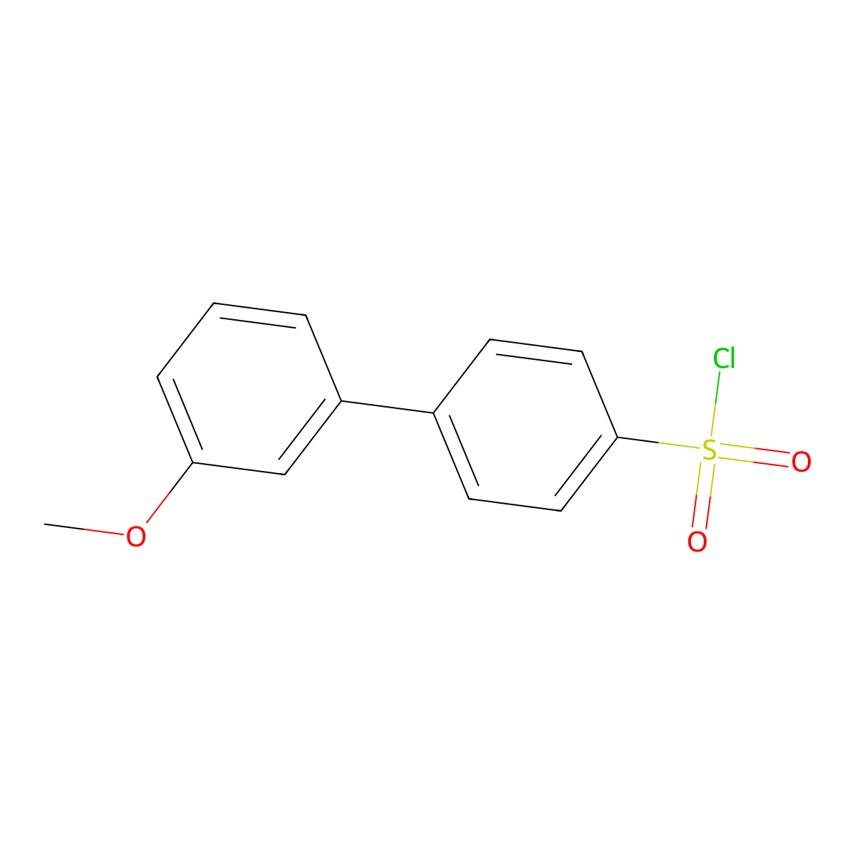 3'-Methoxybiphenyl-4-sulfonyl chloride molecular structure, CAS 186550-26-5