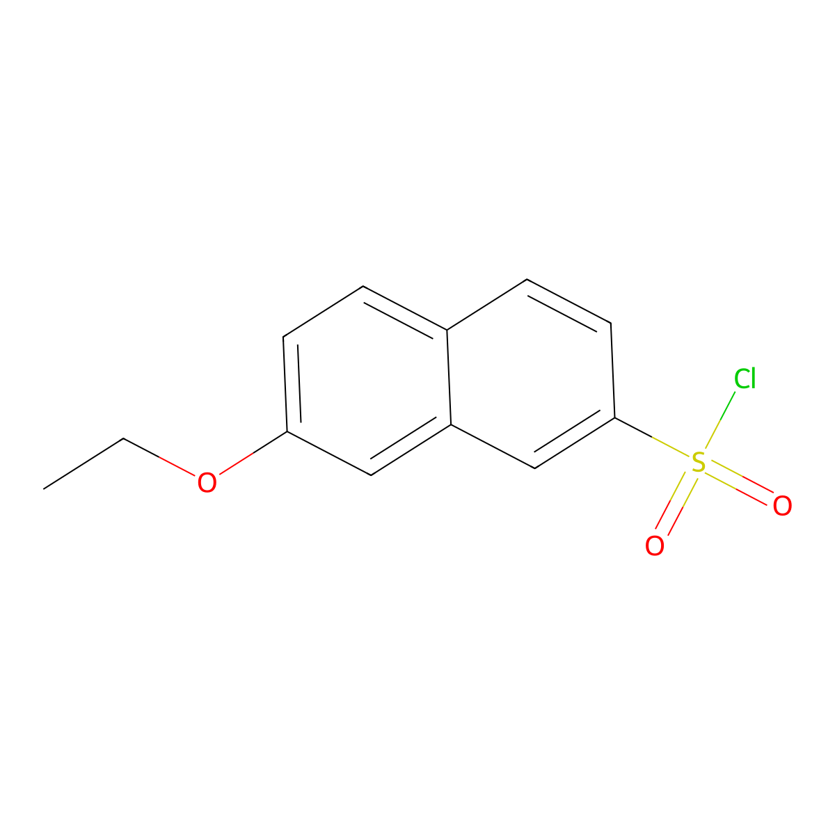 7-ethoxynaphthalene-2-sulfonyl Chloride molecular structure, CAS 186550-33-4