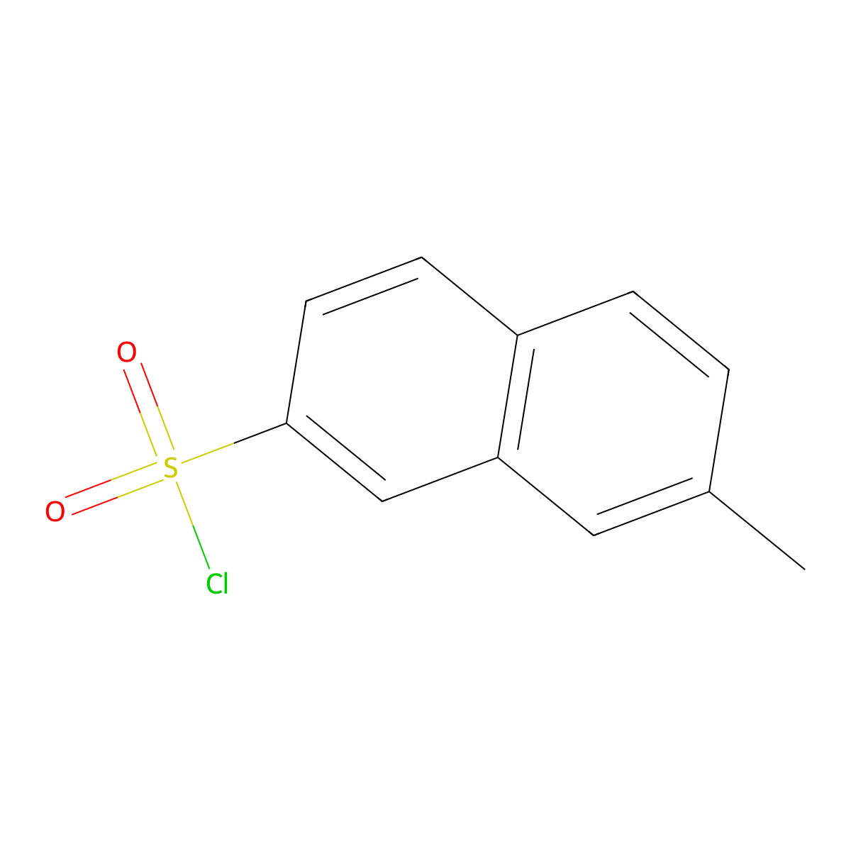 7-methylnaphthalene-2-sulfonyl Chloride molecular structure, CAS 186550-85-6