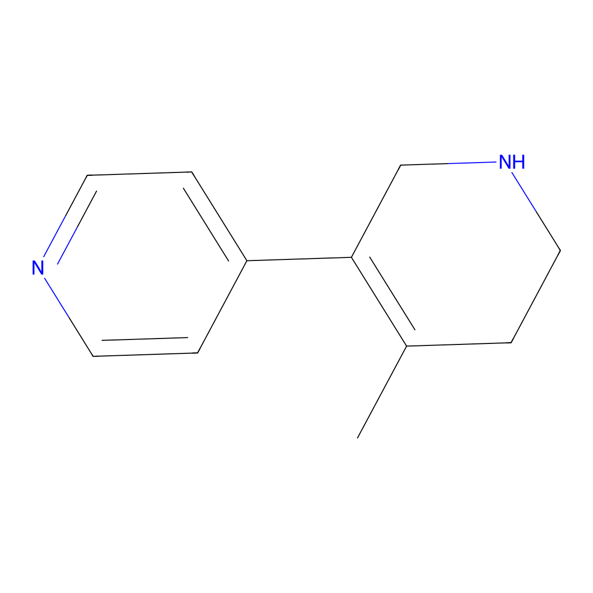 4-Methyl-1,2,5,6-tetrahydro-3,4'-bipyridine molecular structure, CAS 1865568-05-3