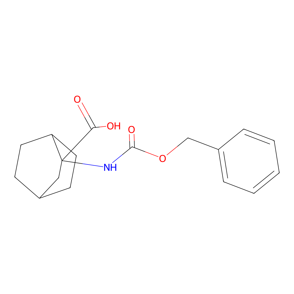 2-{[(Benzyloxy)carbonyl]amino}bicyclo[2.2.2]octane-2-carboxylic acid molecular structure, CAS 1865639-52-6