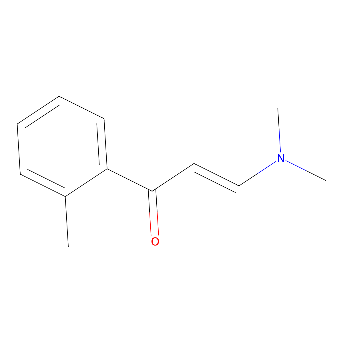 3-(Dimethylamino)-1-(2-methylphenyl)prop-2-EN-1-one molecular structure, CAS 1865788-46-0