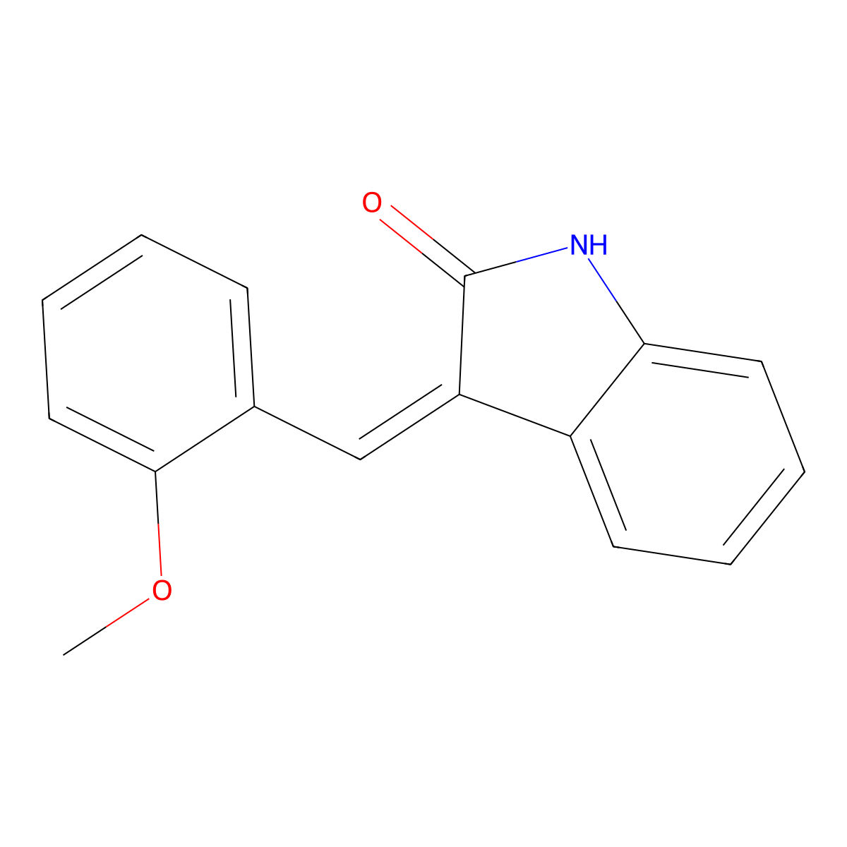 3-(2-Methoxy-benzylidene)-3H-indol-2-ol molecular structure, CAS 186611-04-1