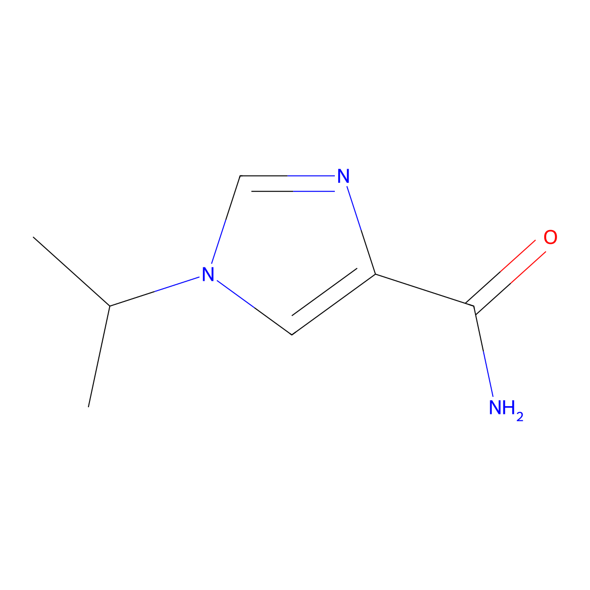 1-(Propan-2-yl)-1H-imidazole-4-carboxamide molecular structure, CAS 1866206-46-3