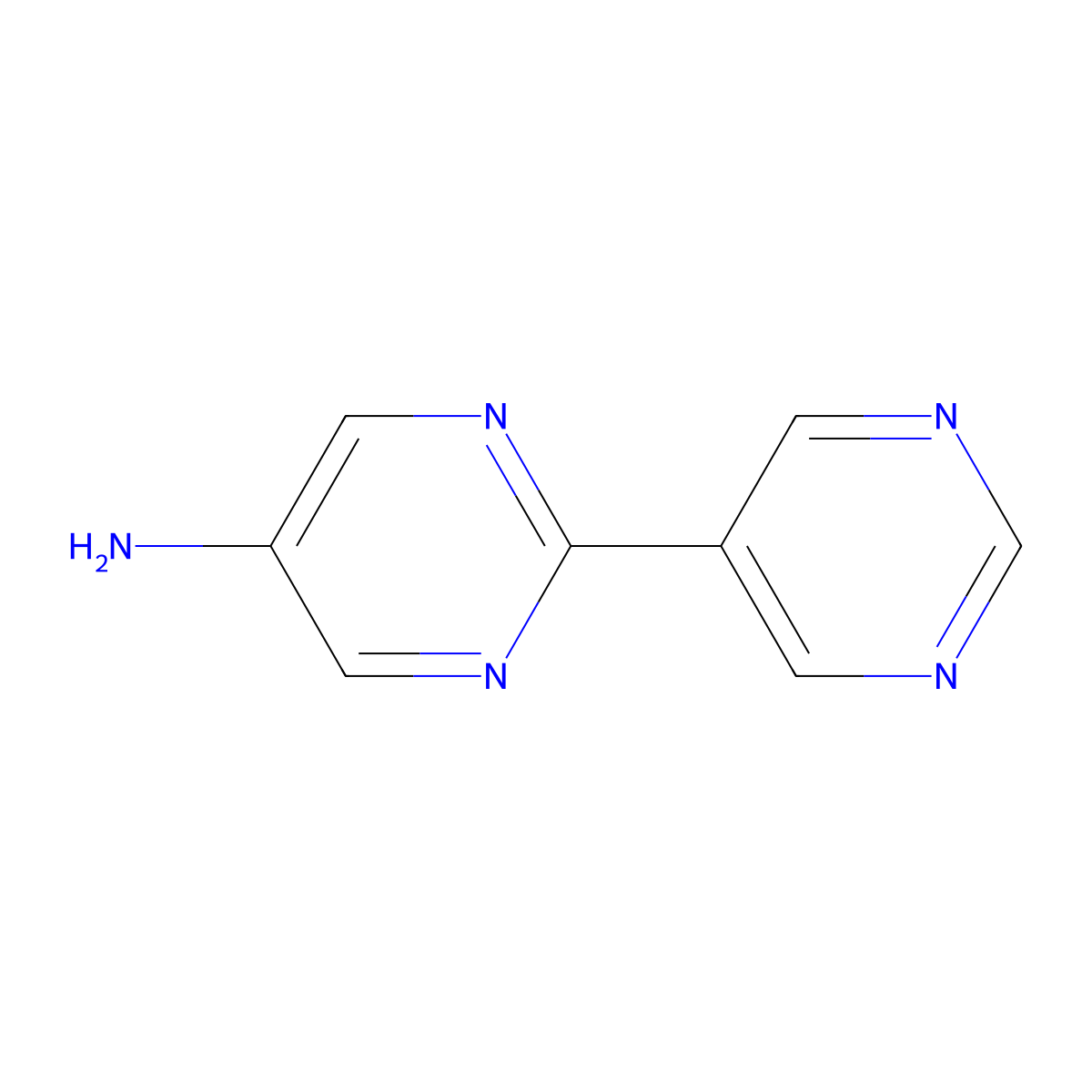 (2,5'-Bipyrimidin)-5-amine molecular structure, CAS 1866300-19-7
