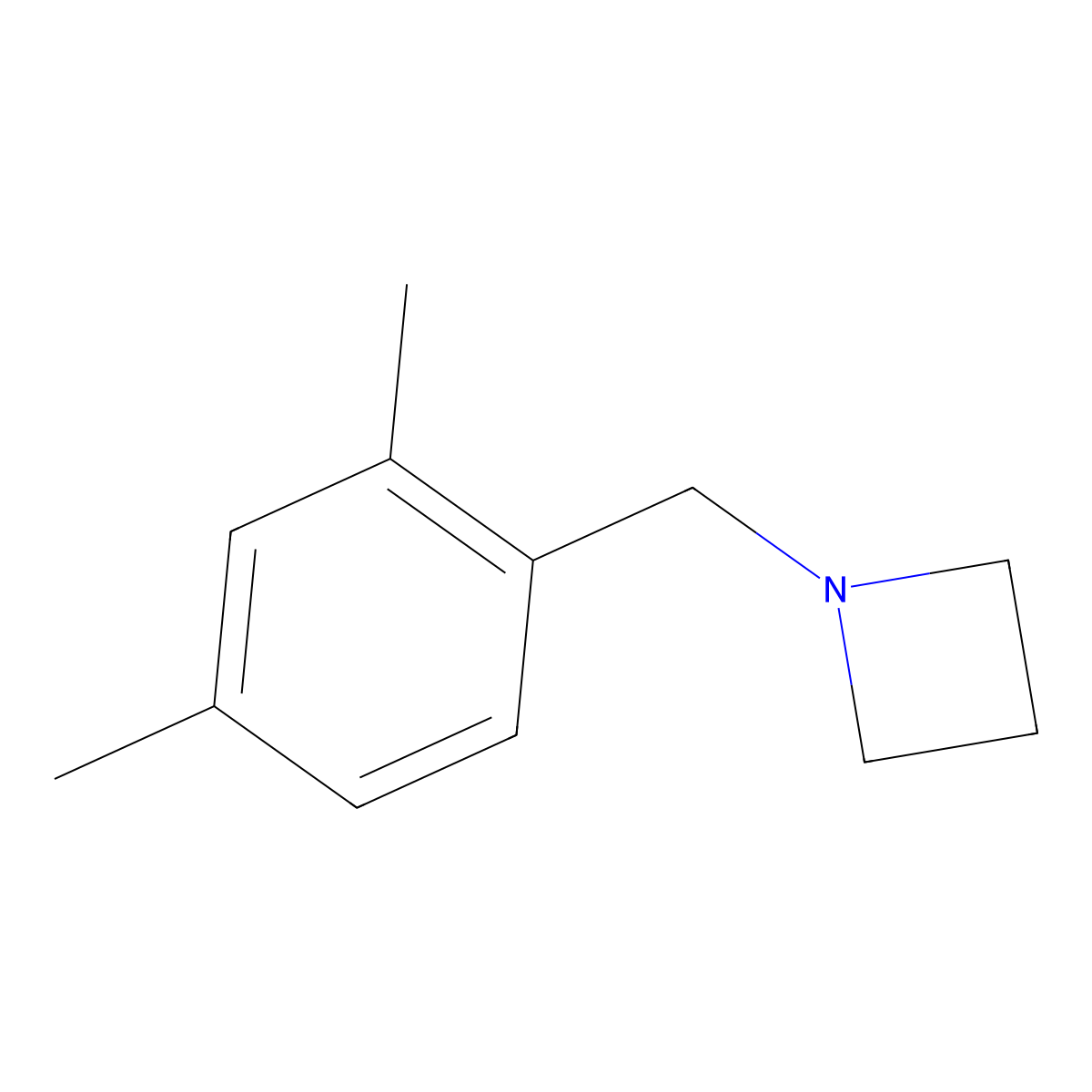 1-(2,4-Dimethylbenzyl)azetidine molecular structure, CAS 1866301-32-7