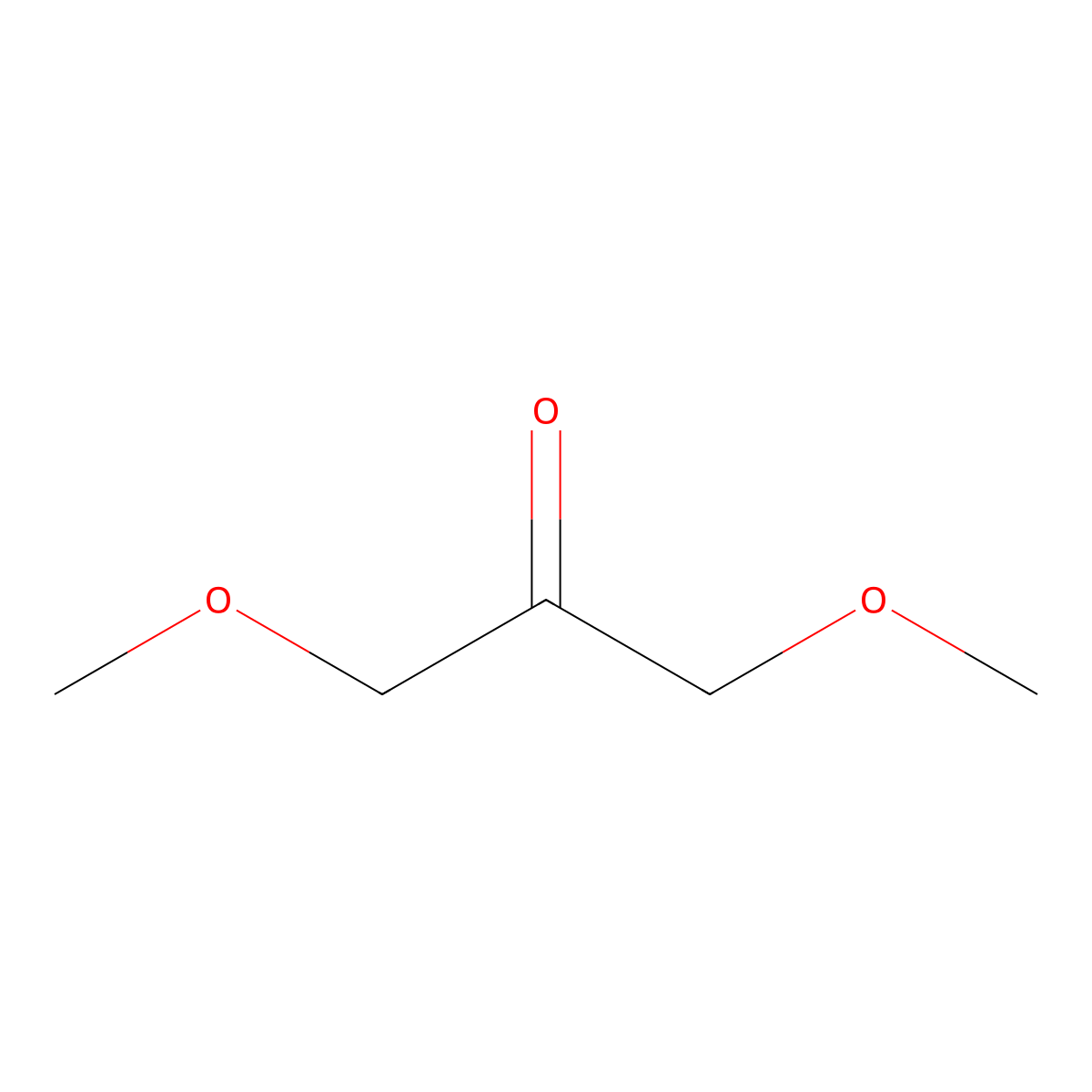 1,3-Dimethoxyacetone molecular structure, CAS 18664-32-9