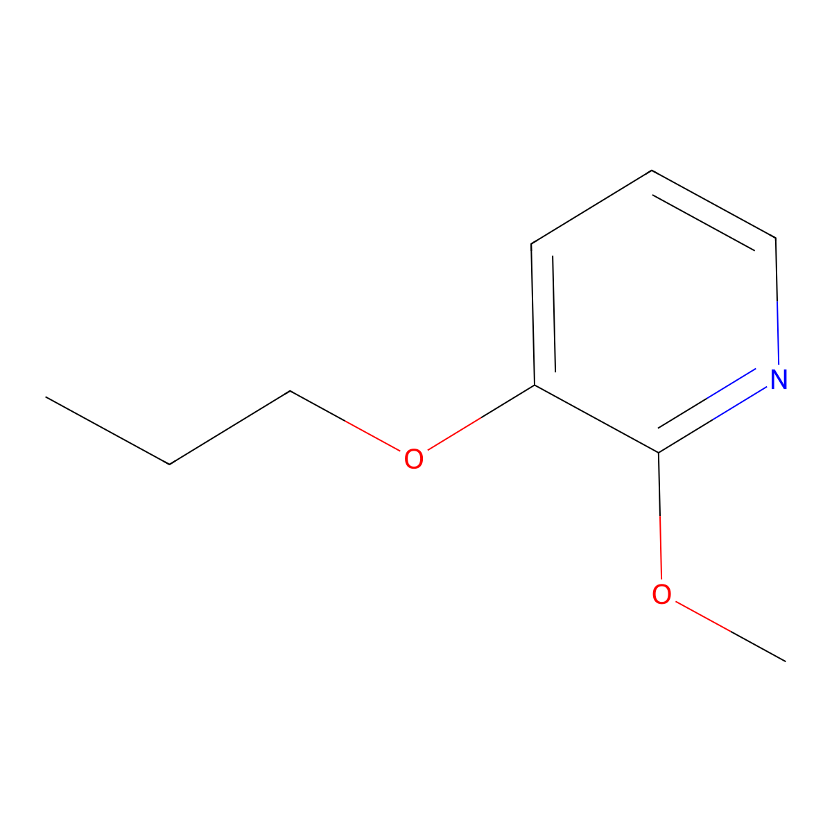 2-Methoxy-3-propoxypyridine molecular structure, CAS 1866547-17-2