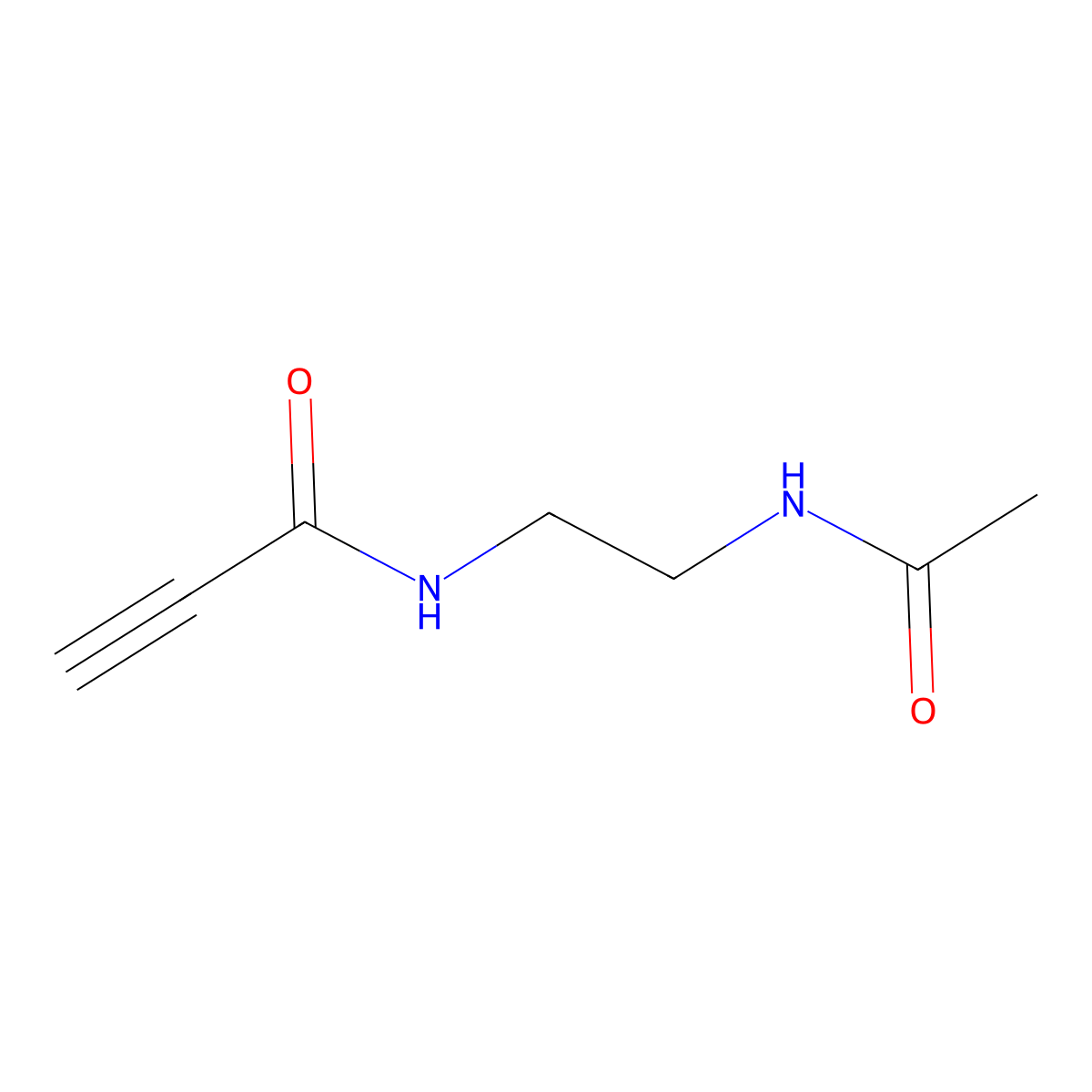 N-(2-acetamidoethyl)prop-2-ynamide molecular structure, CAS 1866631-01-7