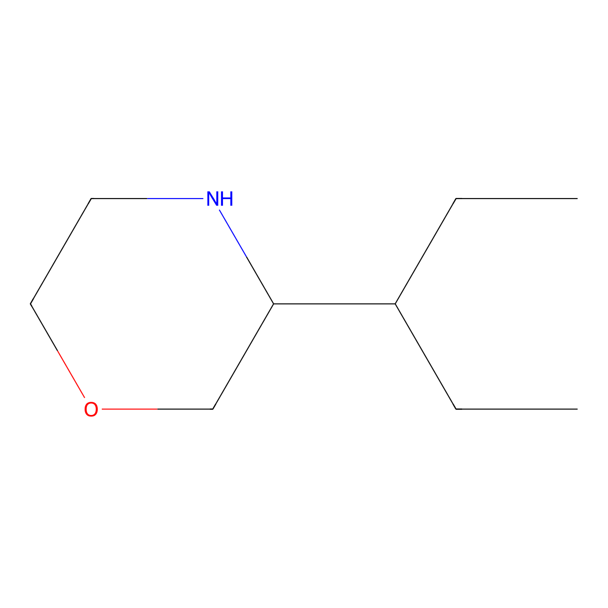 3-(Pentan-3-yl)morpholine molecular structure, CAS 1866798-32-4