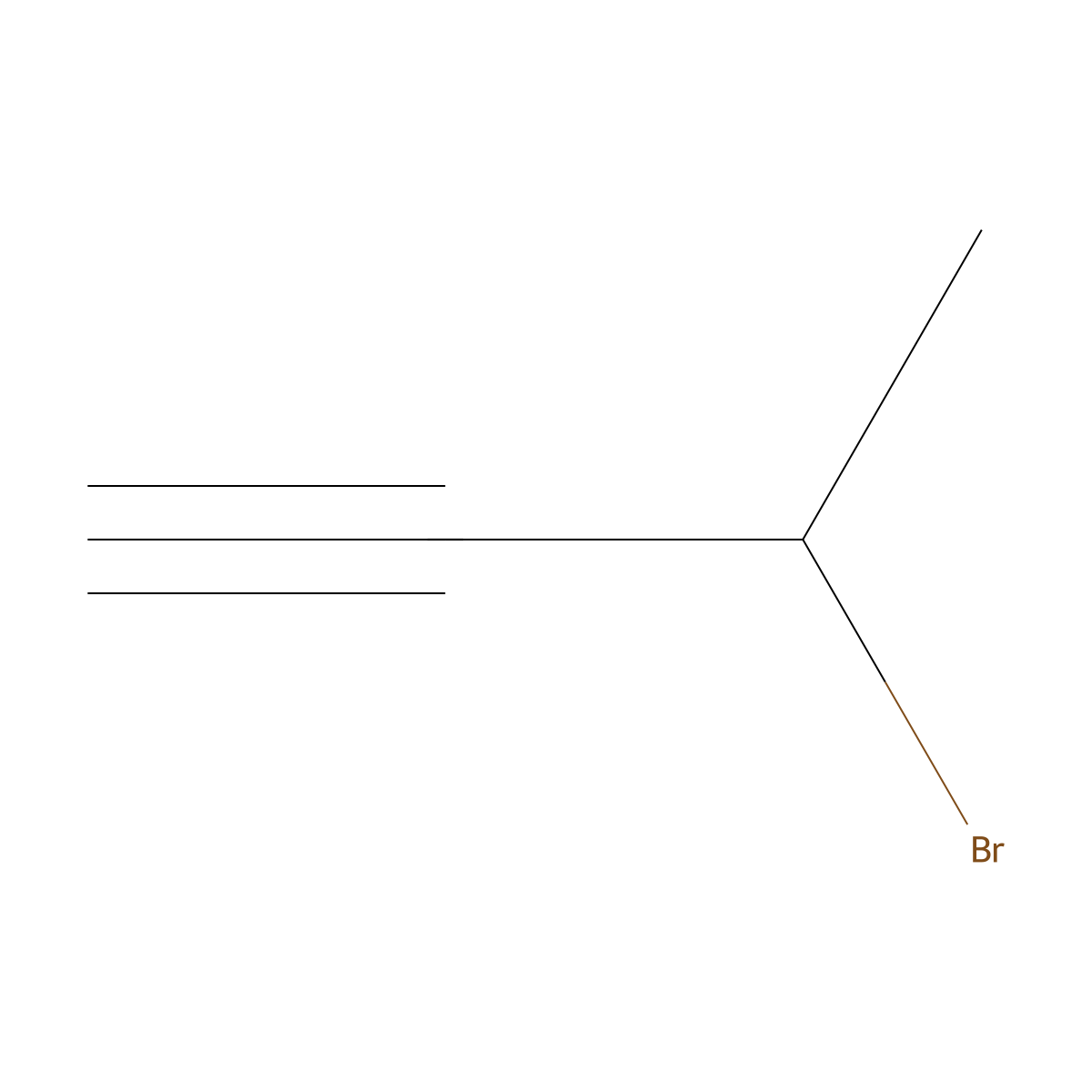 3-Bromo-1-butyne molecular structure, CAS 18668-72-9