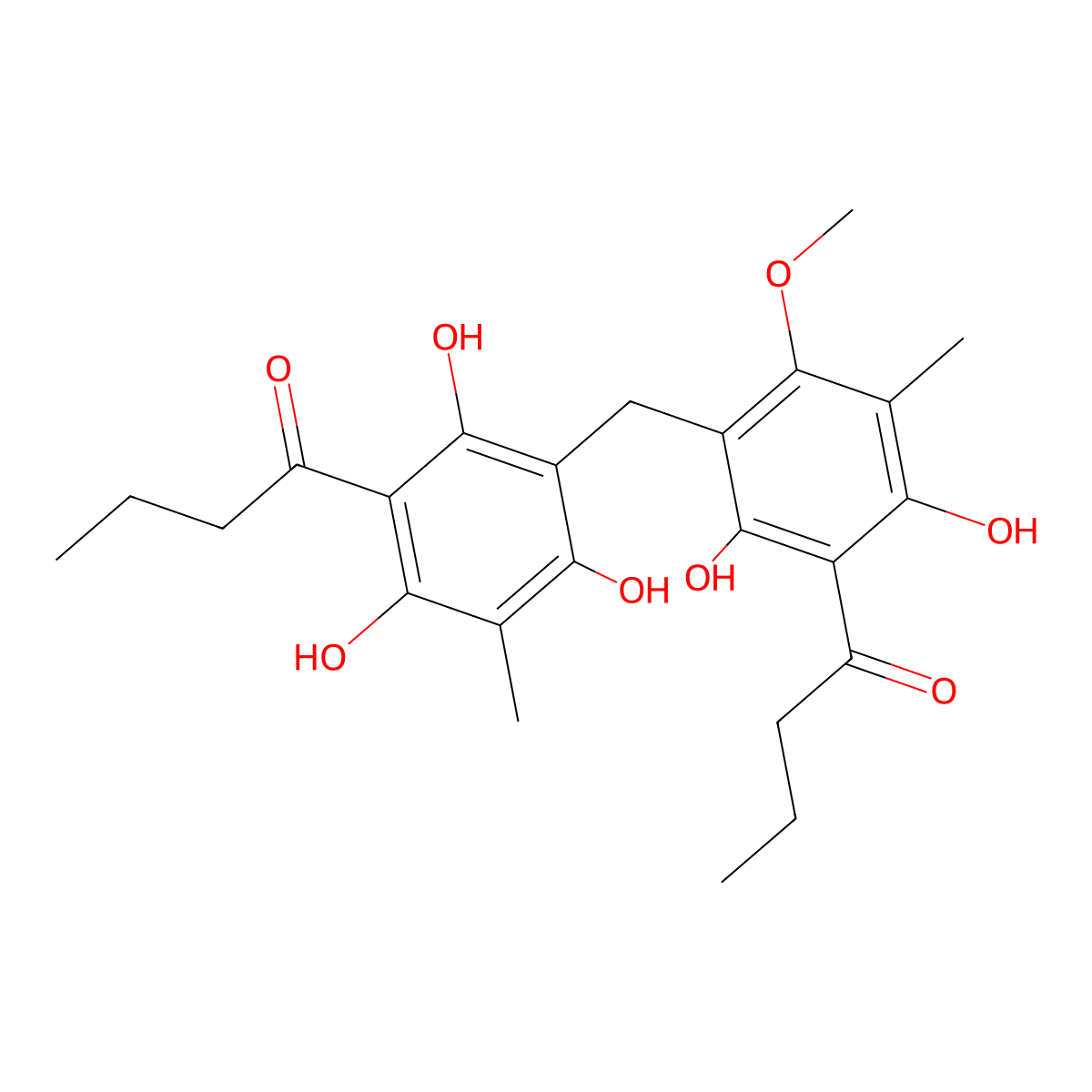 Margaspidin molecular structure, CAS 1867-82-9