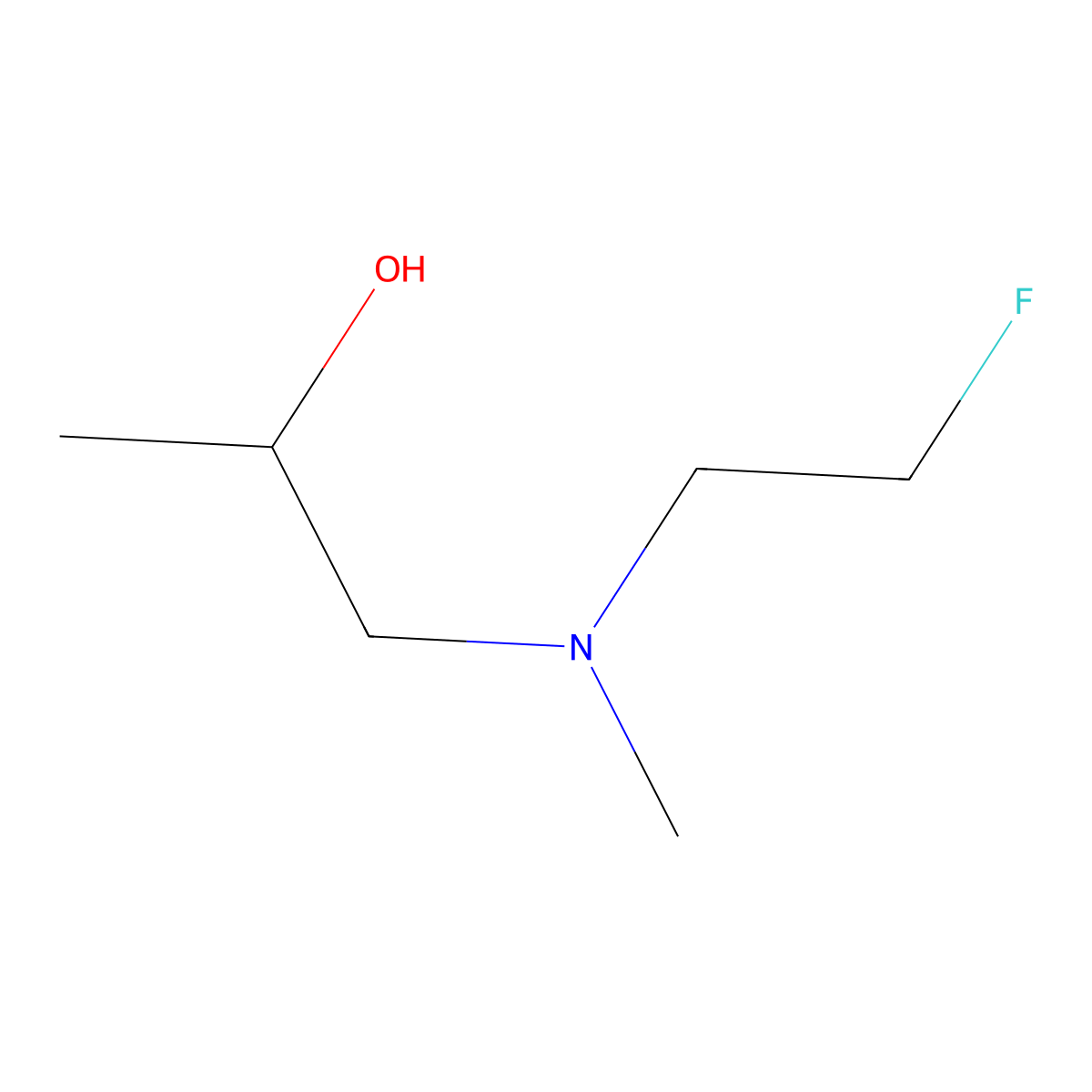 (2S)-1-[(2-fluoroethyl)(methyl)amino]propan-2-ol molecular structure, CAS 1867497-43-5