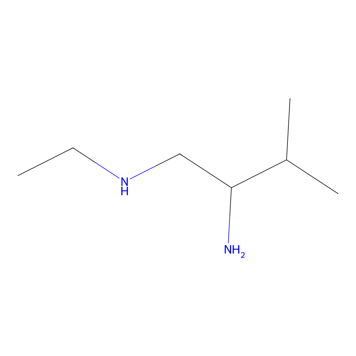 ((2S)-2-amino-3-methylbutyl)(ethyl)amine molecular structure, CAS 1867497-56-0