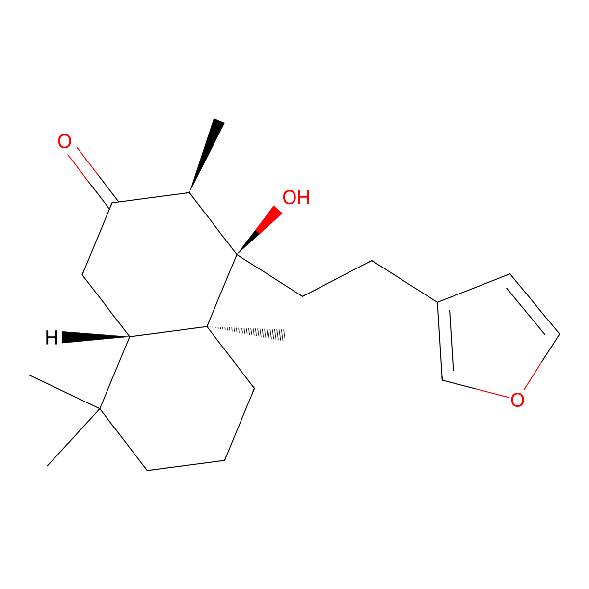 Hispanolone molecular structure, CAS 18676-07-8