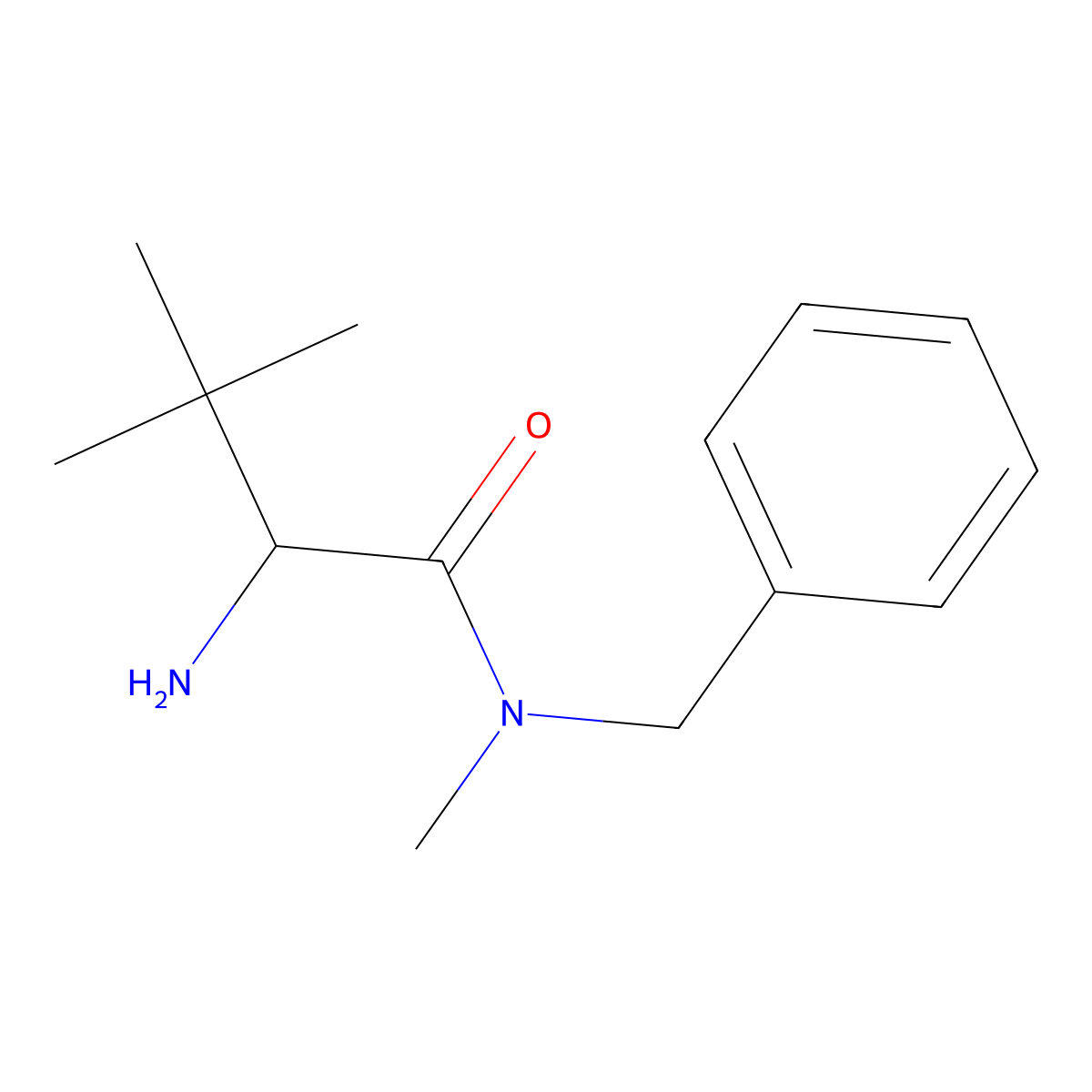 (R)-2-Amino-N-benzyl-N,3,3-trimethylbutanamide molecular structure, CAS 1867654-07-6