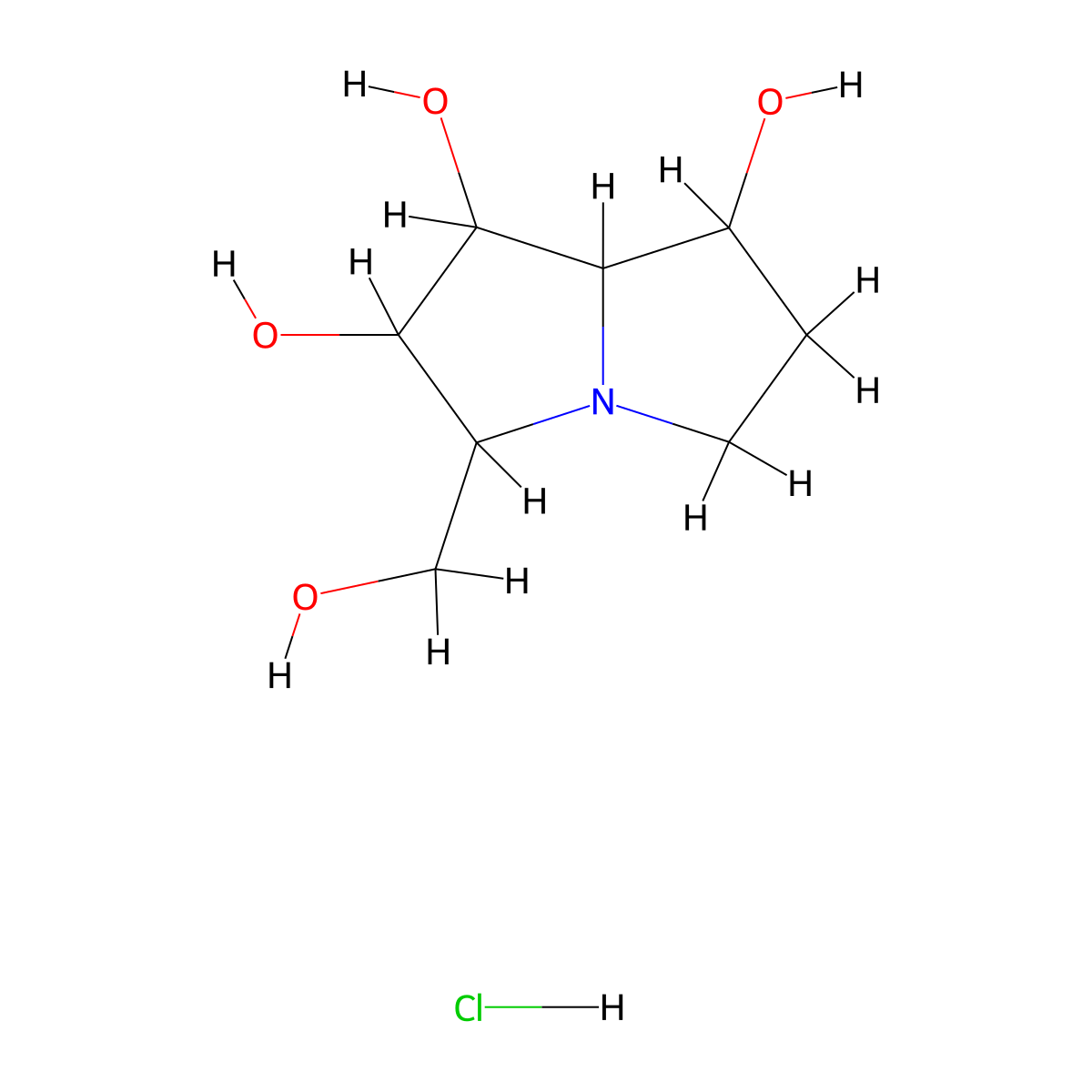 Australine hydrochloride molecular structure, CAS 186766-07-4