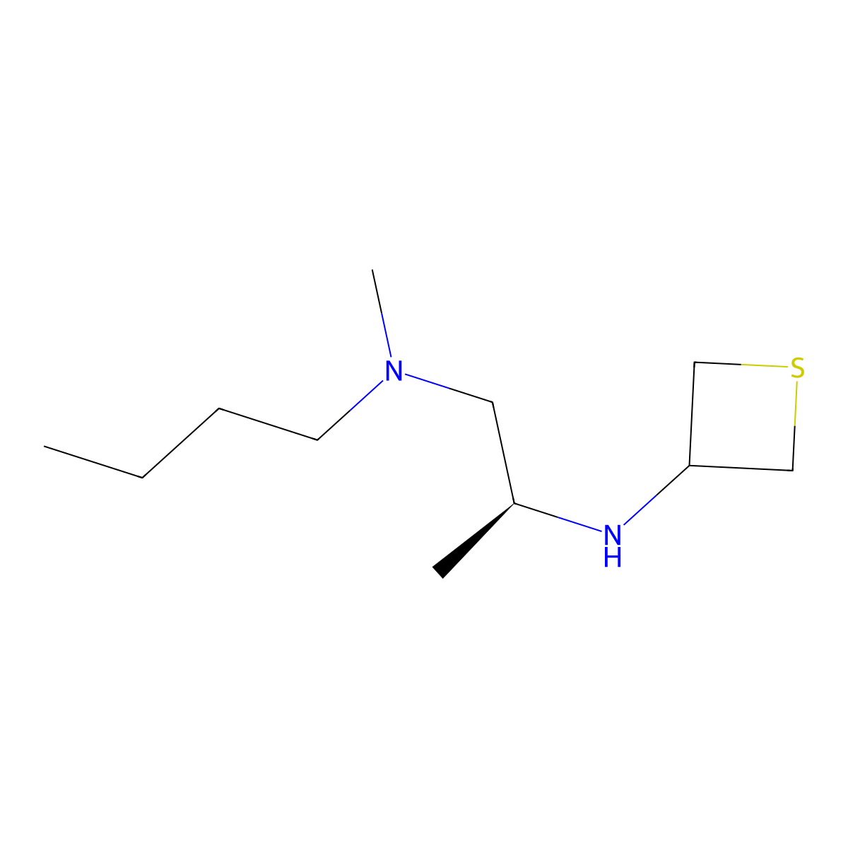 (S)-N1-Butyl-N1-methyl-N2-(thietan-3-yl)propane-1,2-diamine molecular structure, CAS 1867696-42-1