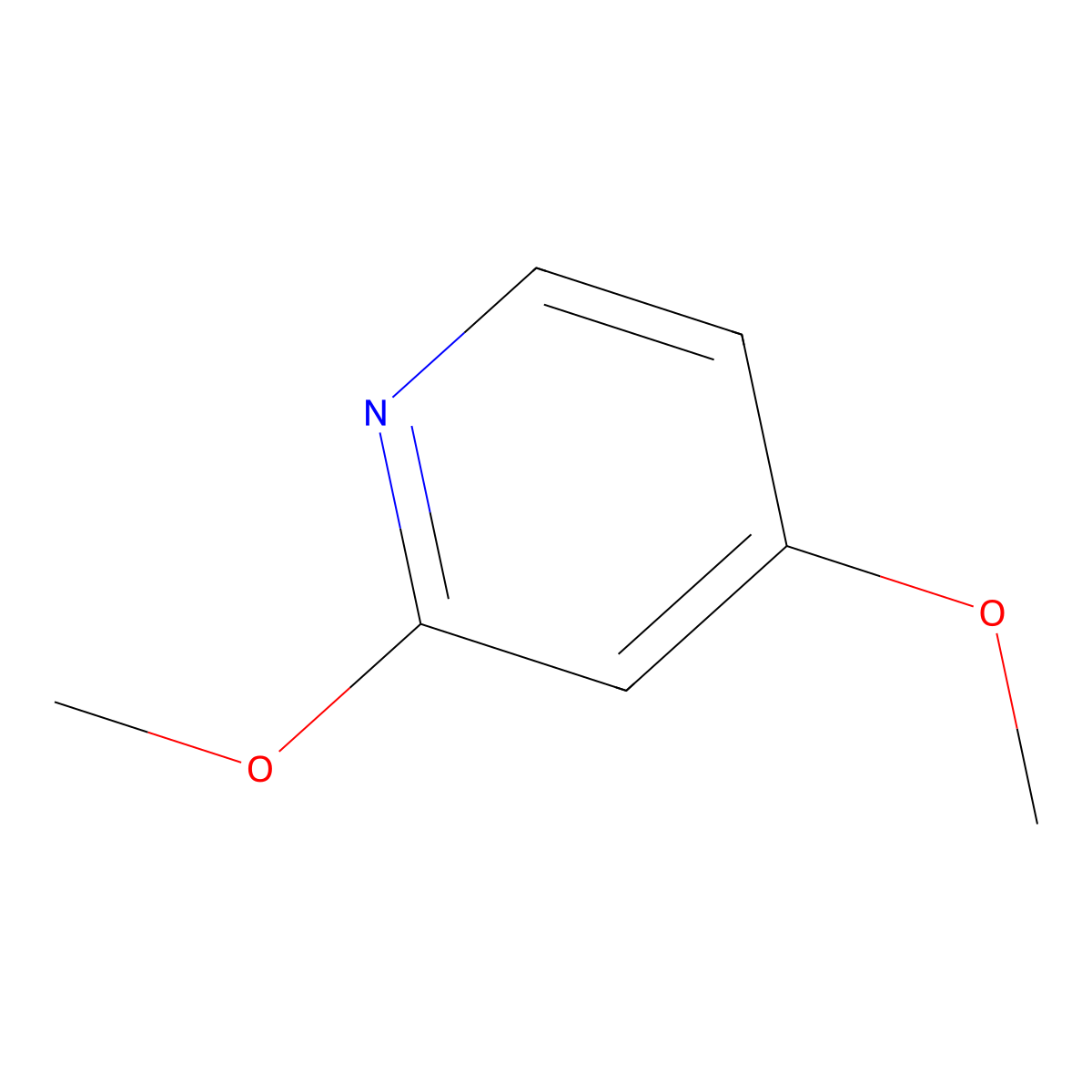 2,4-Dimethoxypyridine molecular structure, CAS 18677-43-5