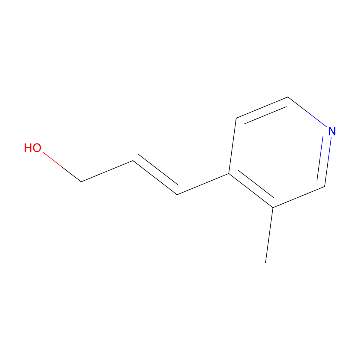 3-(3-Methylpyridin-4-yl)prop-2-en-1-ol molecular structure, CAS 1867956-28-2