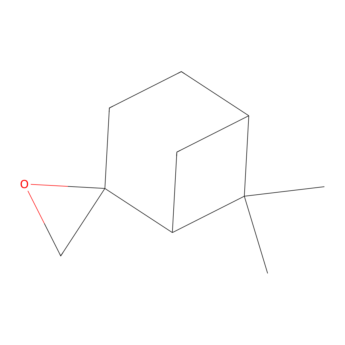 (1S,2S,5R)-(+)-2,10-Epoxypinane molecular structure, CAS 18680-30-3