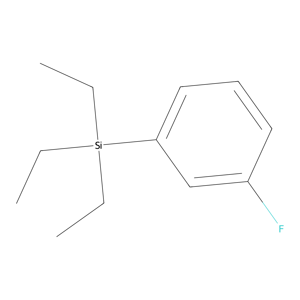 1-Fluoro-3-(triethylsilyl)benZene molecular structure, CAS 1868070-26-1