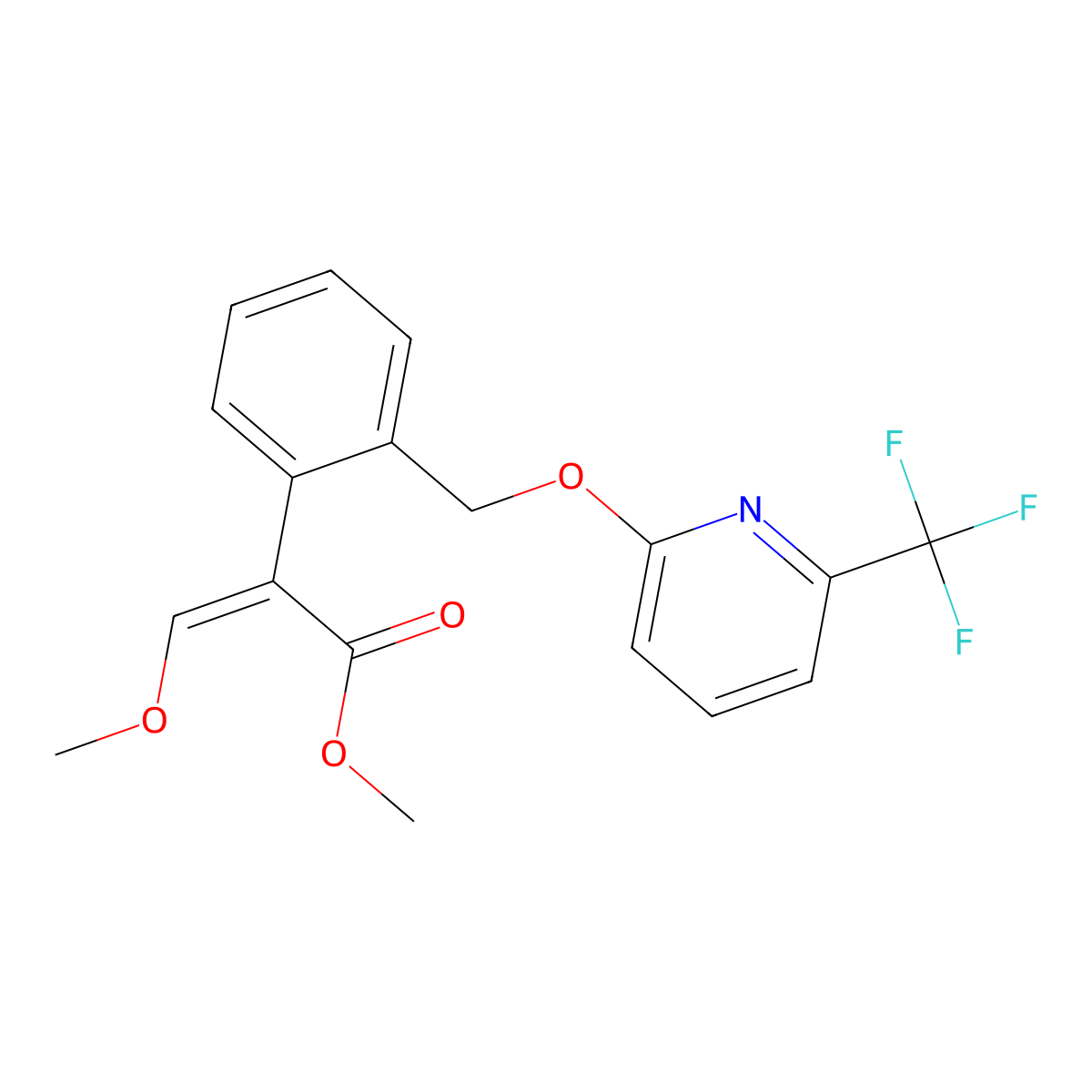 Metabolite 4 of Picoxystrobin molecular structure, CAS 1868093-92-8