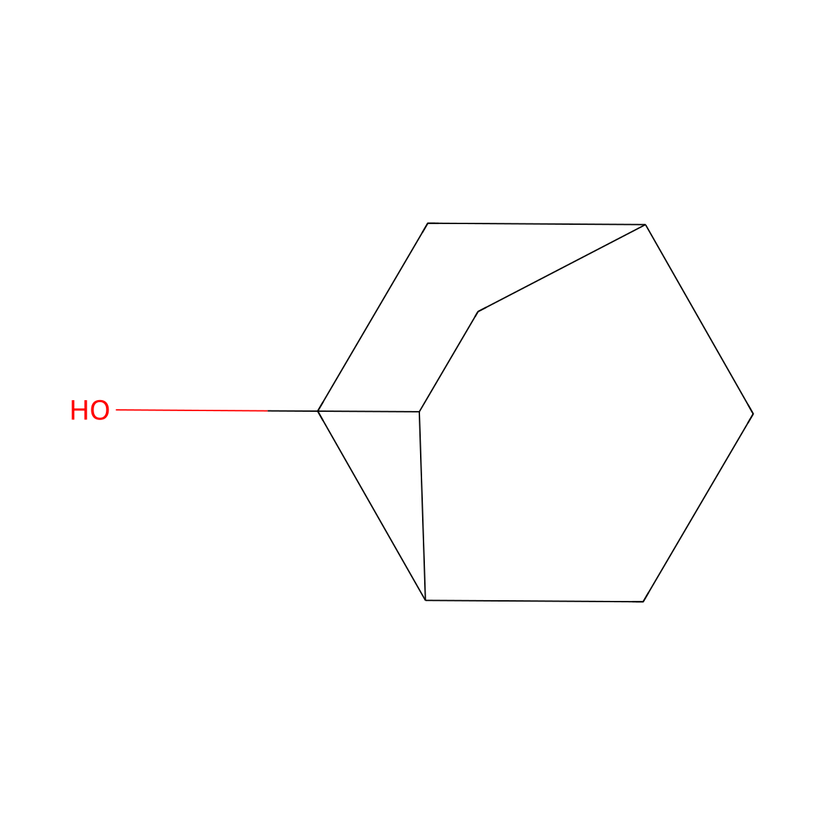 Bicyclo(2.2.2)octan-2-ol molecular structure, CAS 18684-63-4