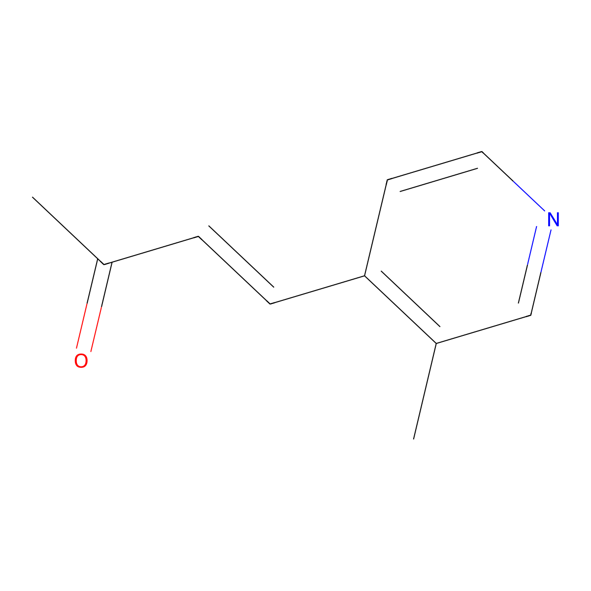 4-(3-Methylpyridin-4-yl)but-3-en-2-one molecular structure, CAS 1868688-09-8