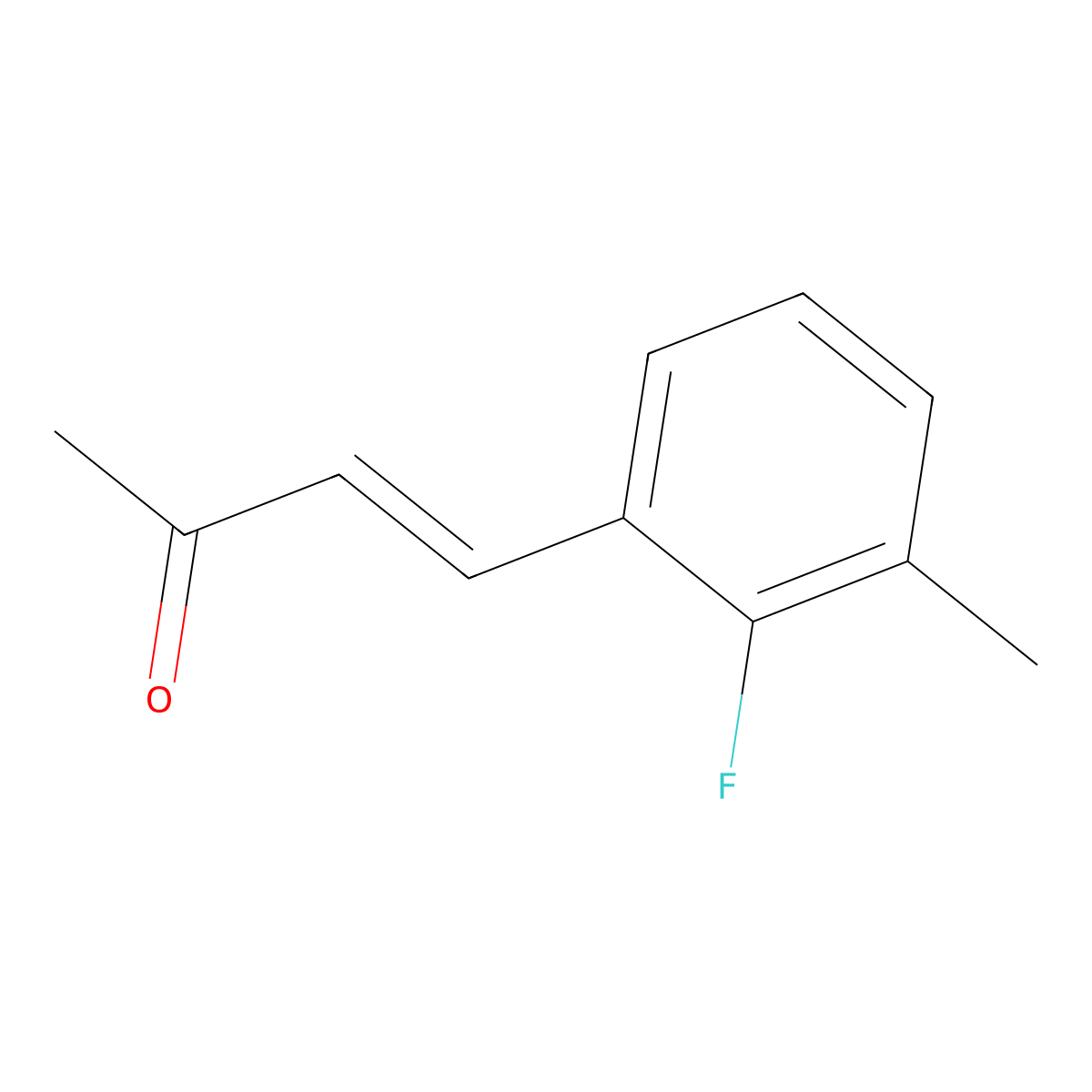 4-(2-Fluoro-3-methylphenyl)but-3-en-2-one molecular structure, CAS 1868866-15-2