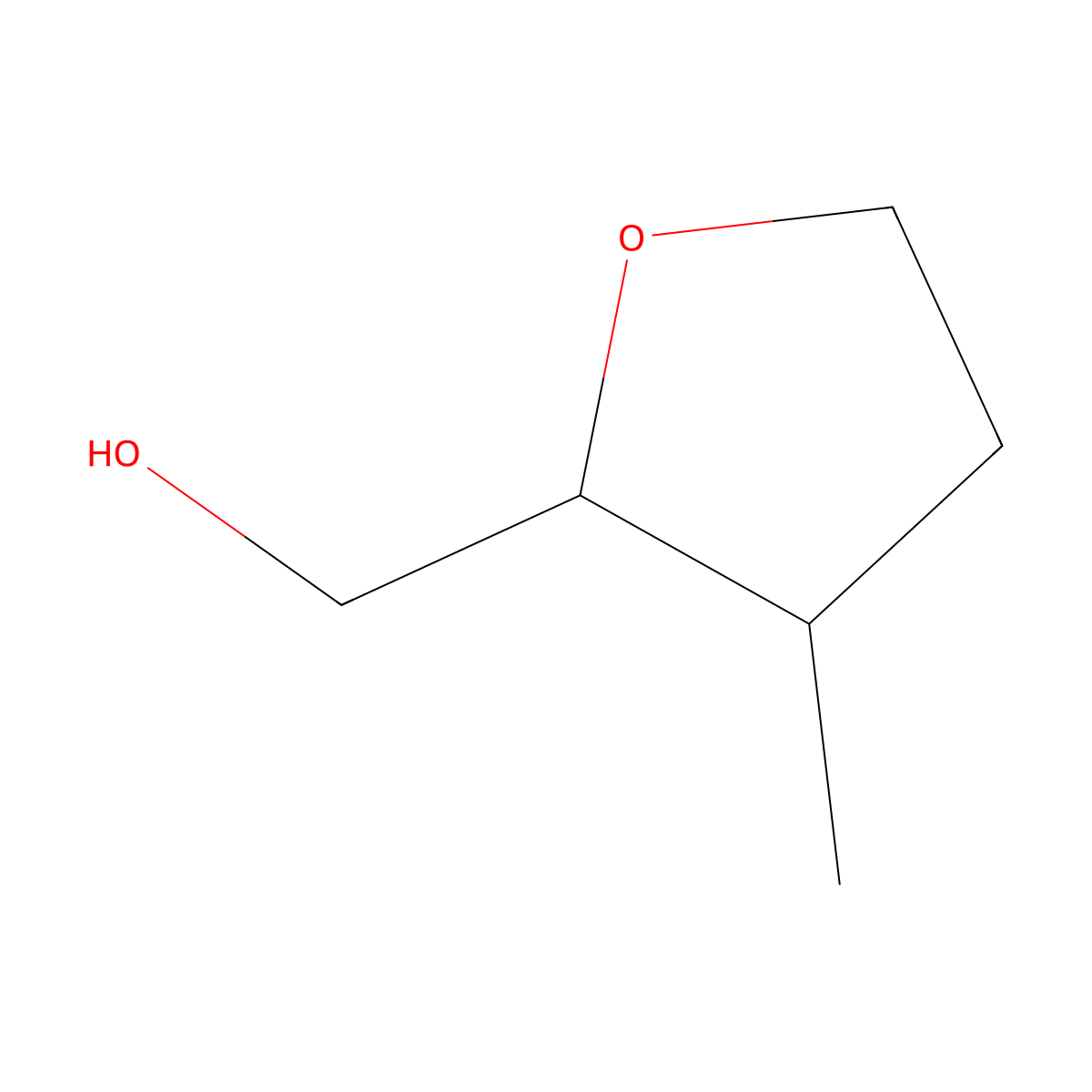 rac-((2R,3S)-3-methyloxolan-2-yl)methanol molecular structure, CAS 18689-91-3