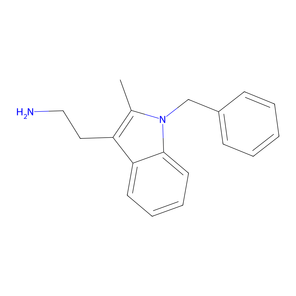 2-Methyl-1-benzyltryptamine molecular structure, CAS 18690-56-7