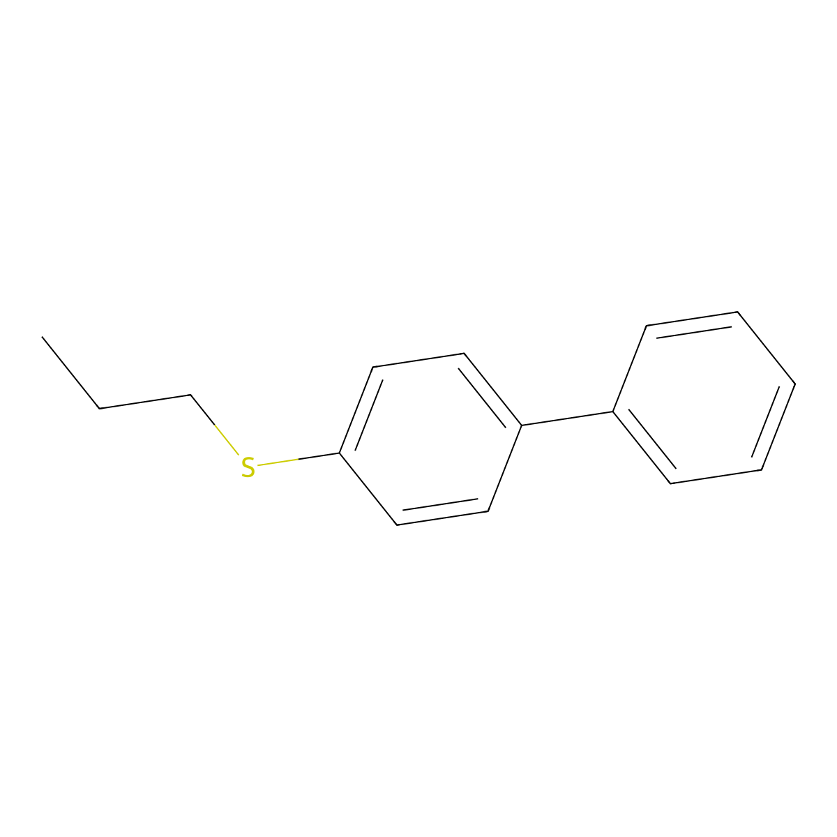 4-(Propylthio)-1,1'-biphenyl molecular structure, CAS 1869045-03-3