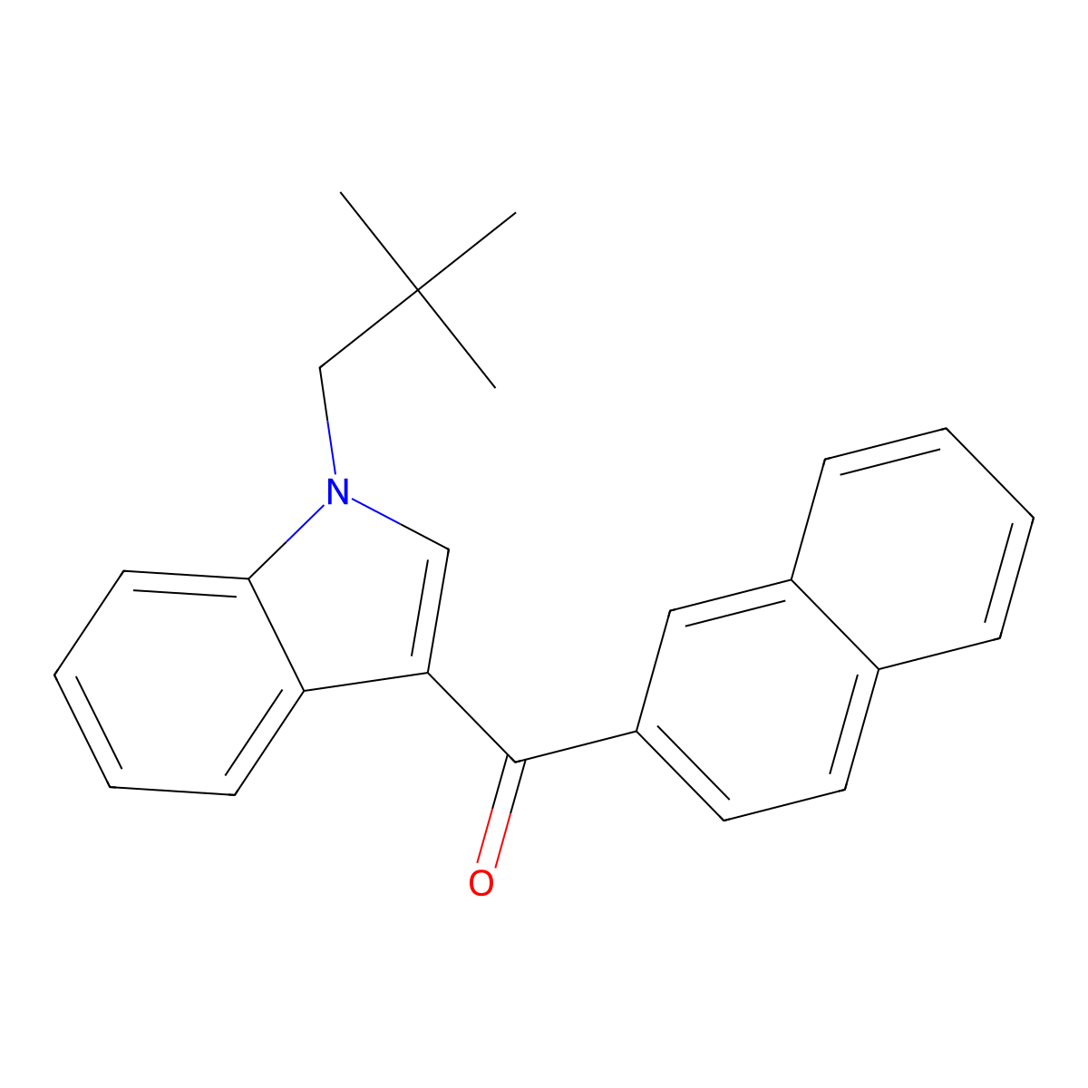 [1-(2,2-Dimethylpropyl)indol-3-yl]-naphthalen-2-ylmethanone molecular structure, CAS 1869954-38-0